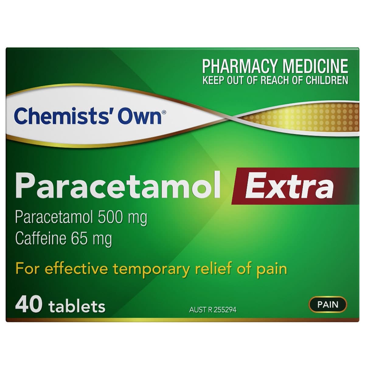 Chemists Own Paracetamol Extra 40 Tablets