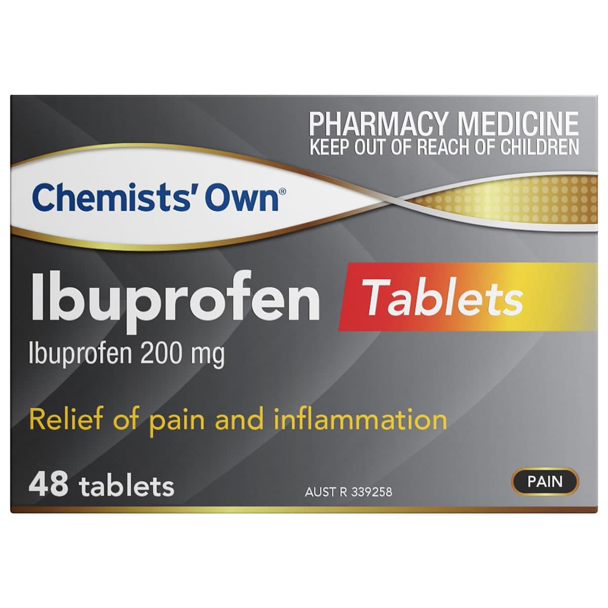 Chemists Own Ibuprofen (200mg) Pain & Inflammation Relief 48 Tablets