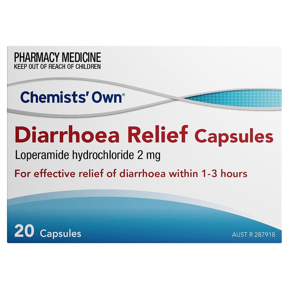 Chemists Own Diarrhoea Relief 20 Capsules
