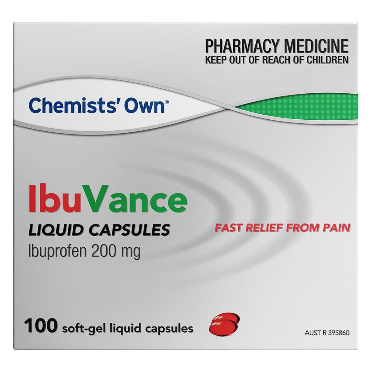 Chemists Own IbuVance 100 Liquid Capsules