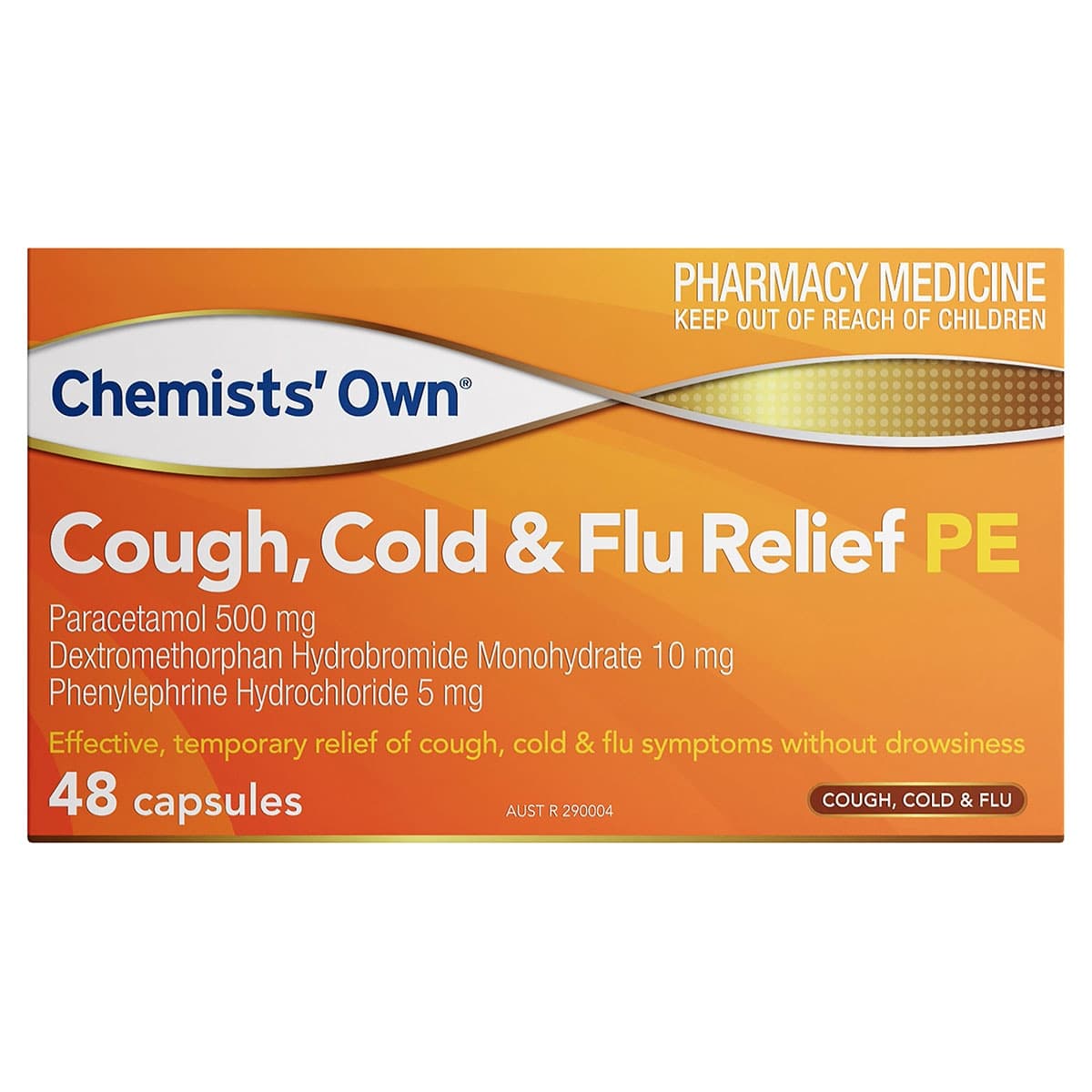 Chemists Own Cough, Cold & Flu PE 48 Capsules