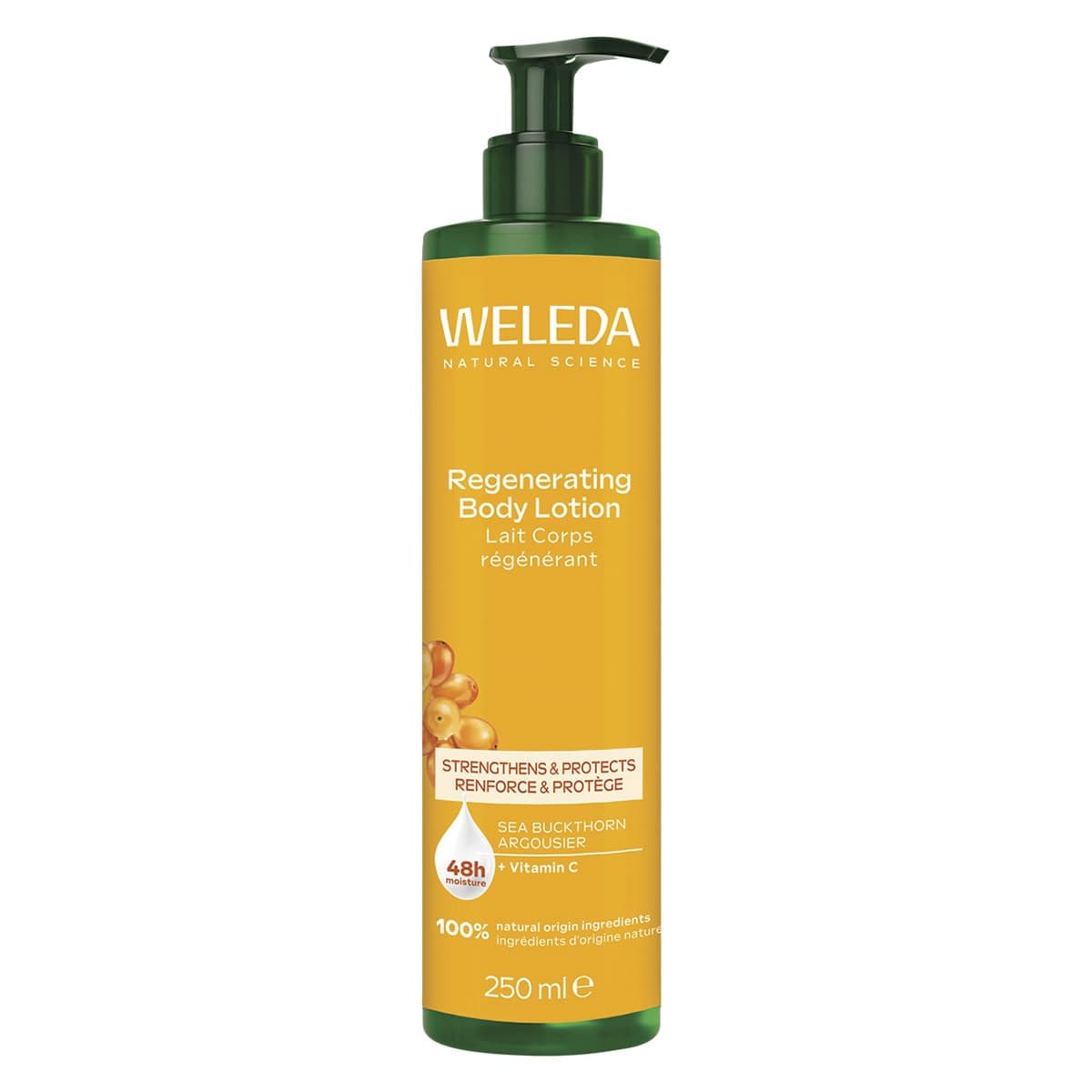 Weleda Regenerating Body Lotion Sea Buckthorn + Vit C 250mL