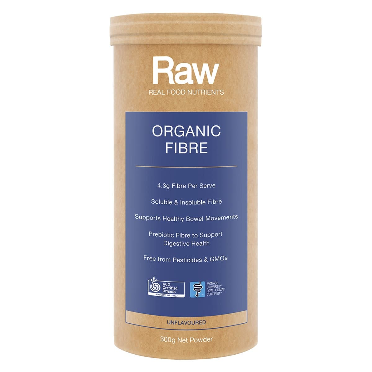 Amazonia Raw Organic Fibre Powder Unflavoured 300g