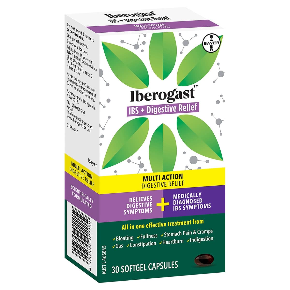 Iberogast IBS + Digestive Relief 30 Capsules