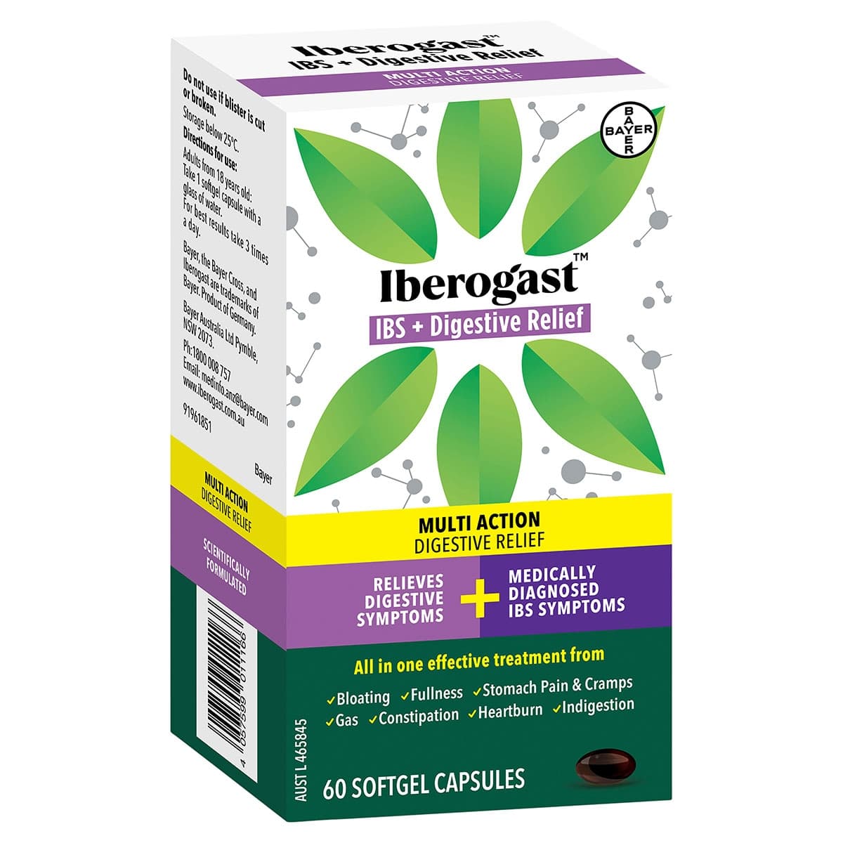 Iberogast IBS + Digestive Relief 60 Capsules
