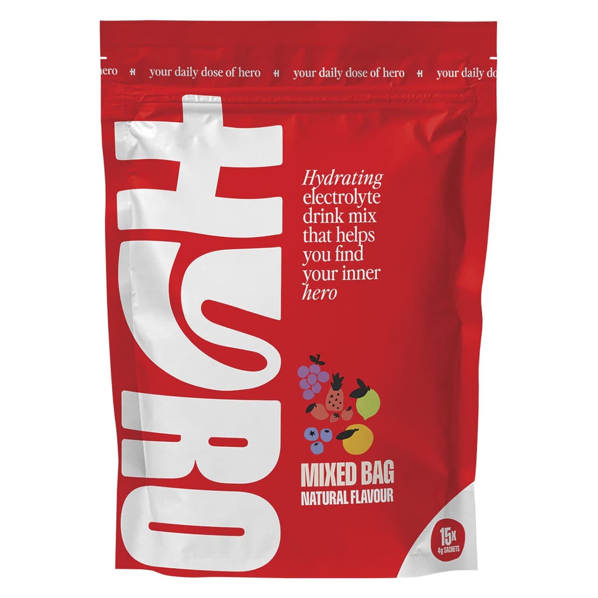 Hyro Sugar Free Electrolyte Powder Mixed Bag 15 x 4g Sachets