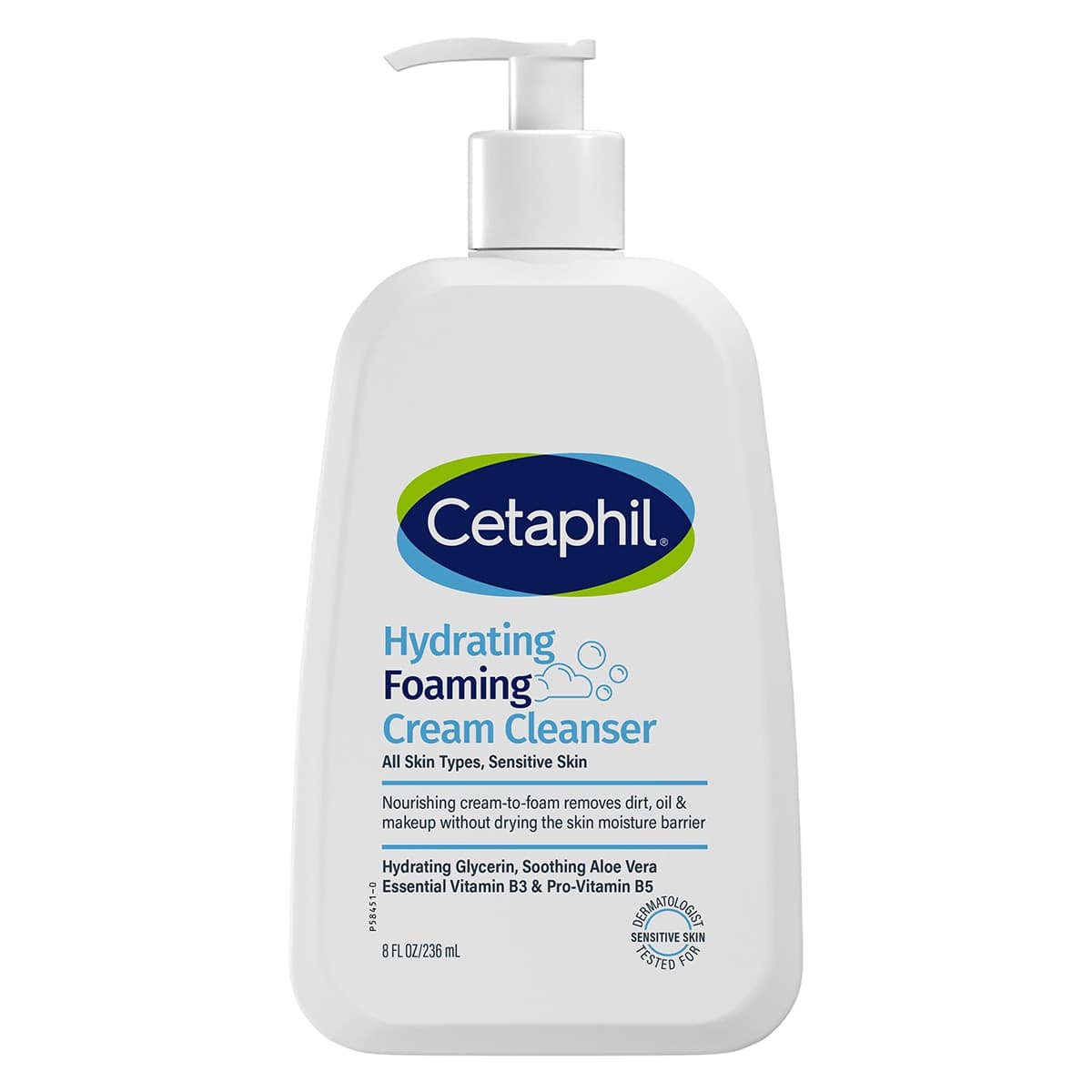 Cetaphil Hydrating Foaming Cream Cleanser 236ml