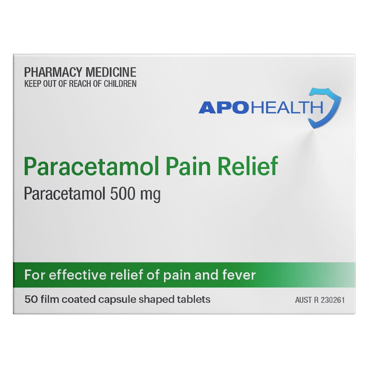 APOHEALTH Paracetamol 50 Caplets