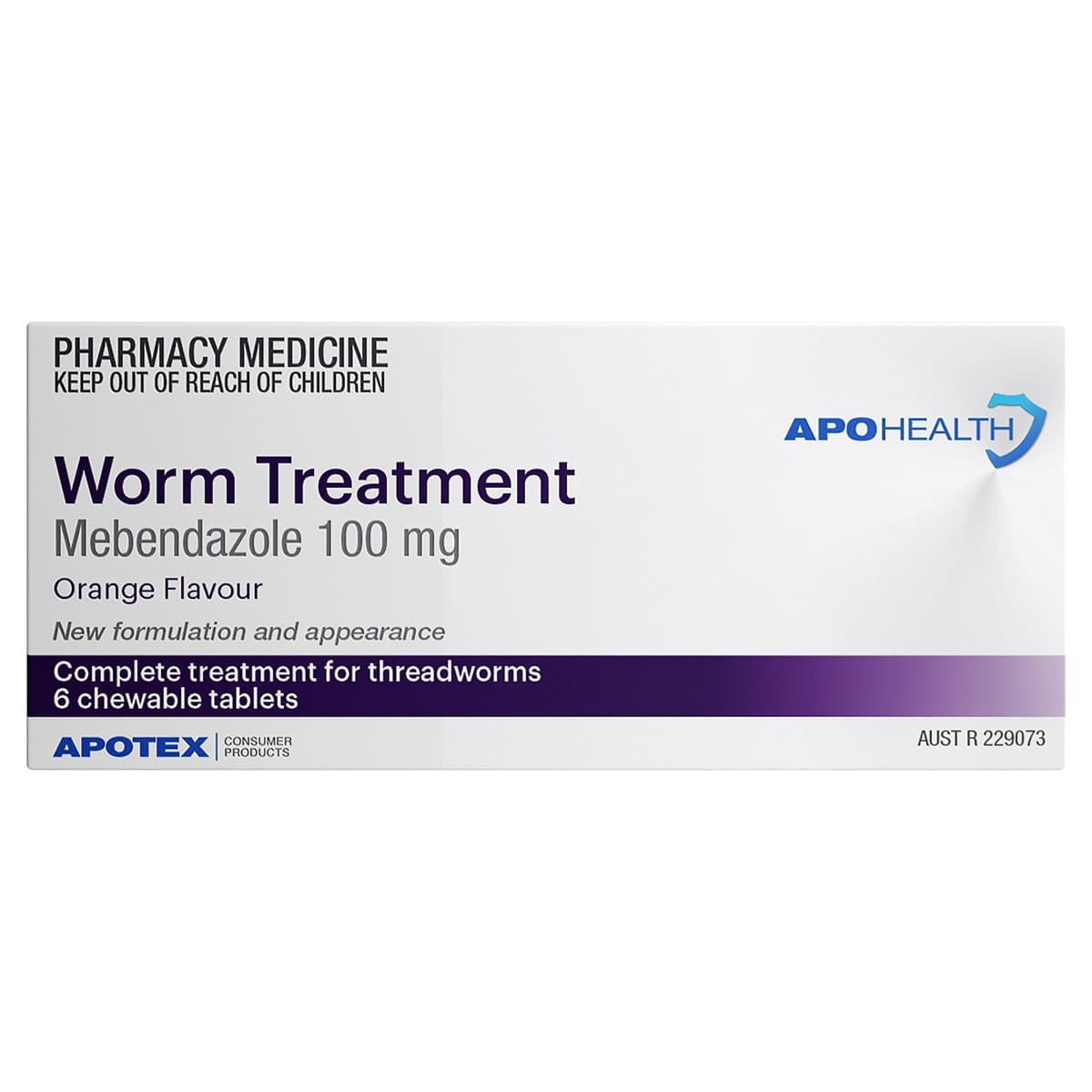 APOHEALTH Worm Treatment 6 Chewable Tablets