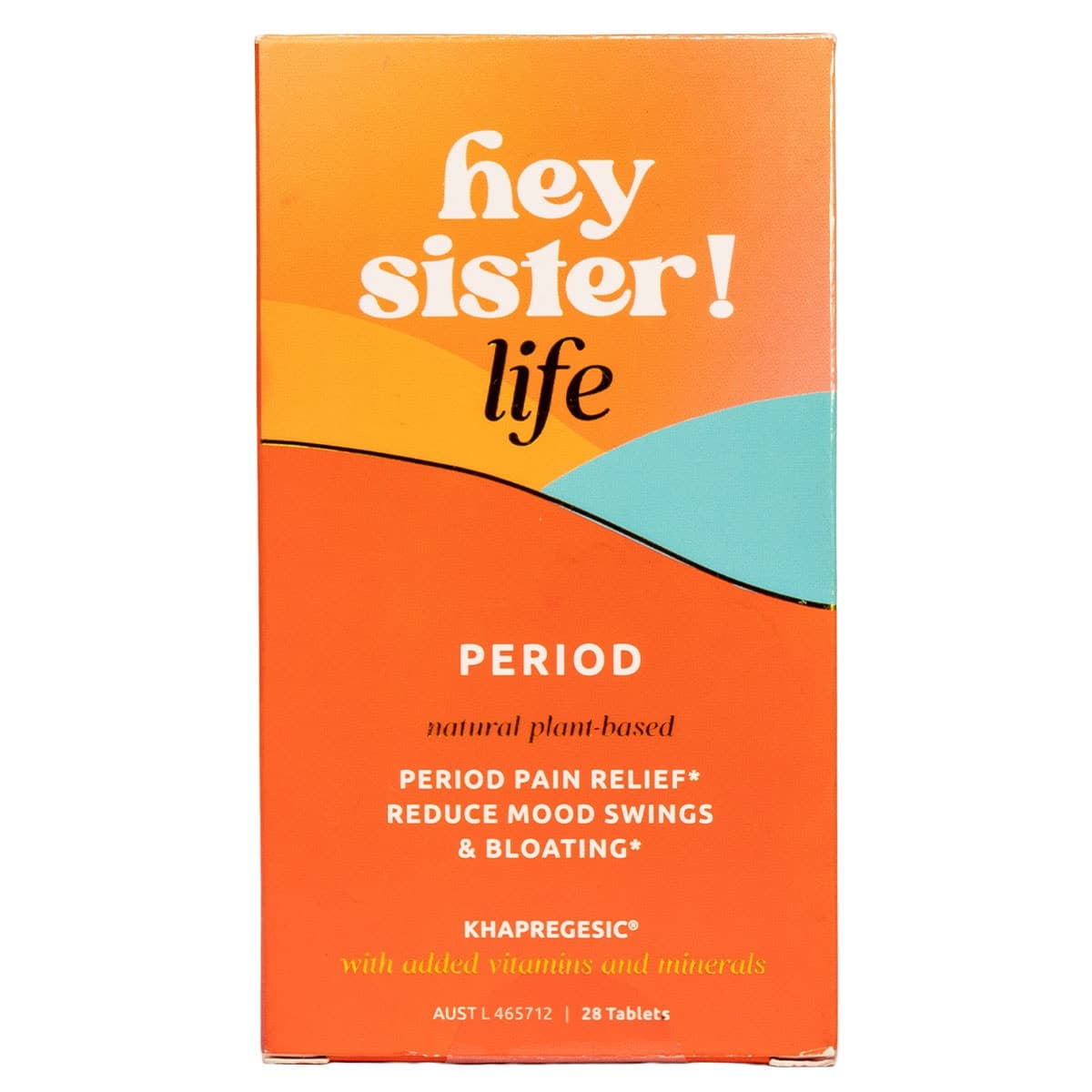 Hey Sister Life Period Pain 28 Tablets