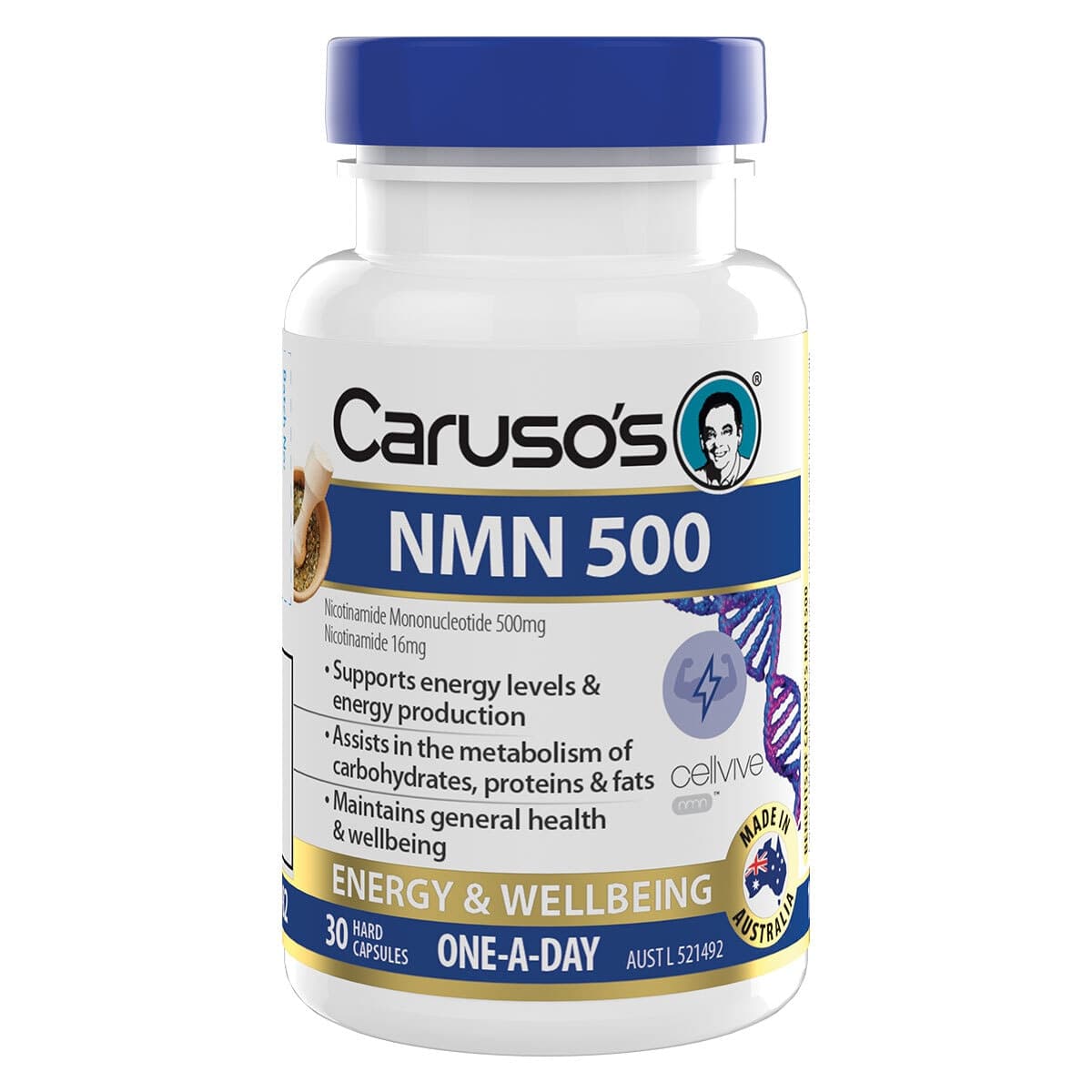 Carusos NMN 500mg 30 Tablets