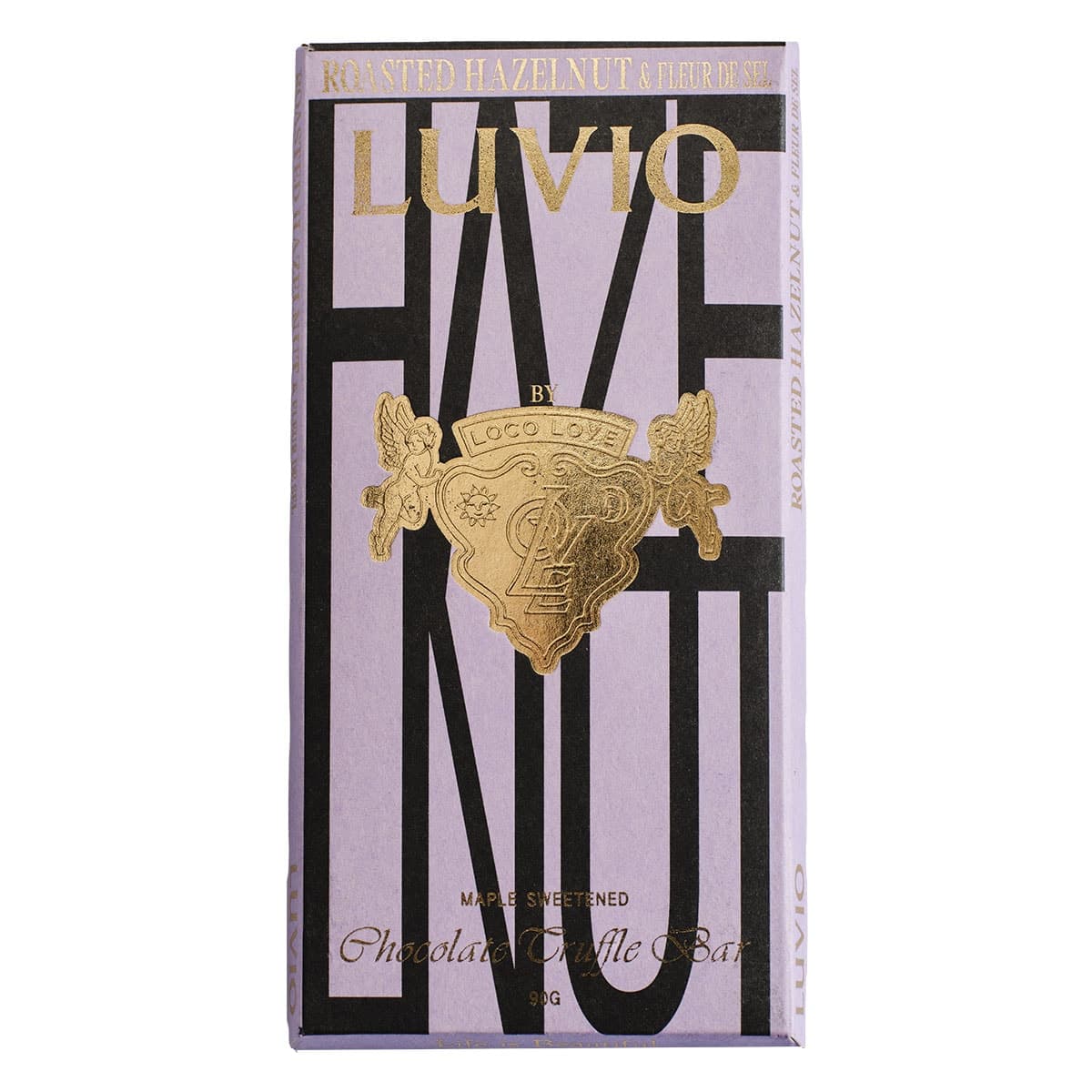 Loco Love Luvio Chocolate Bar Roasted Hazelnut & Fleur De Sel 100g