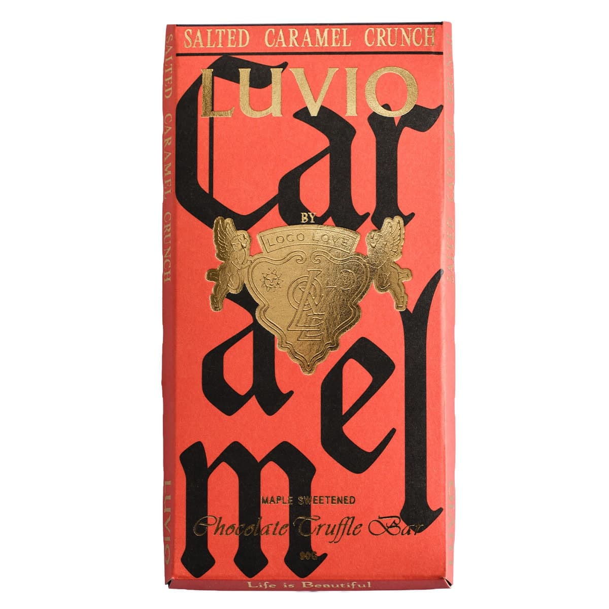 Loco Love Luvio Chocolate Bar Caramel & Caramel Pieces 100g