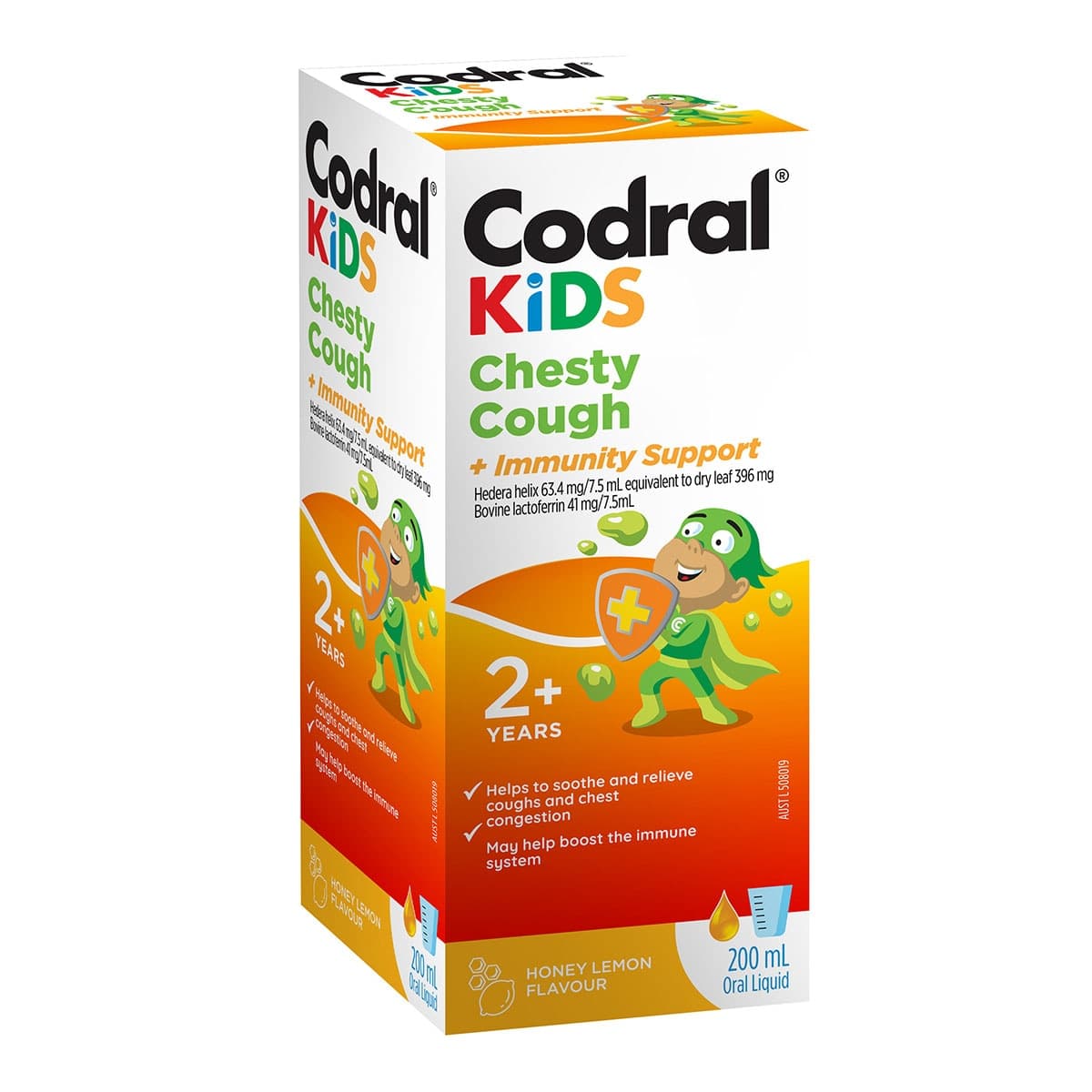 Codral Kids Chesty Cough + Immunity Support Liquid 200mL