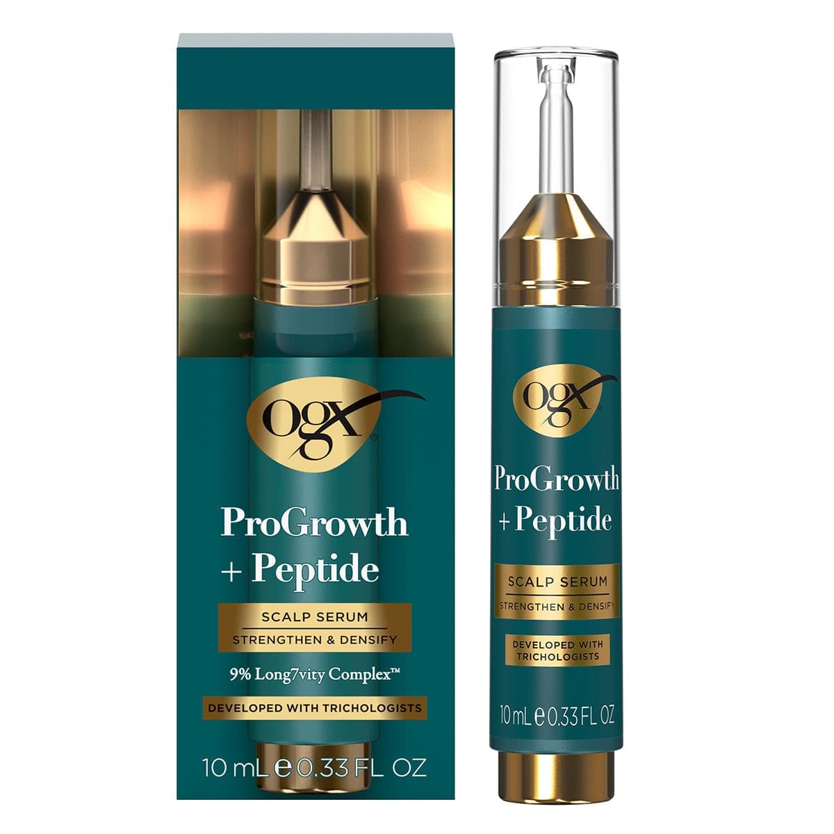 OGX ProGrowth+Peptide Scalp Serum 10mL
