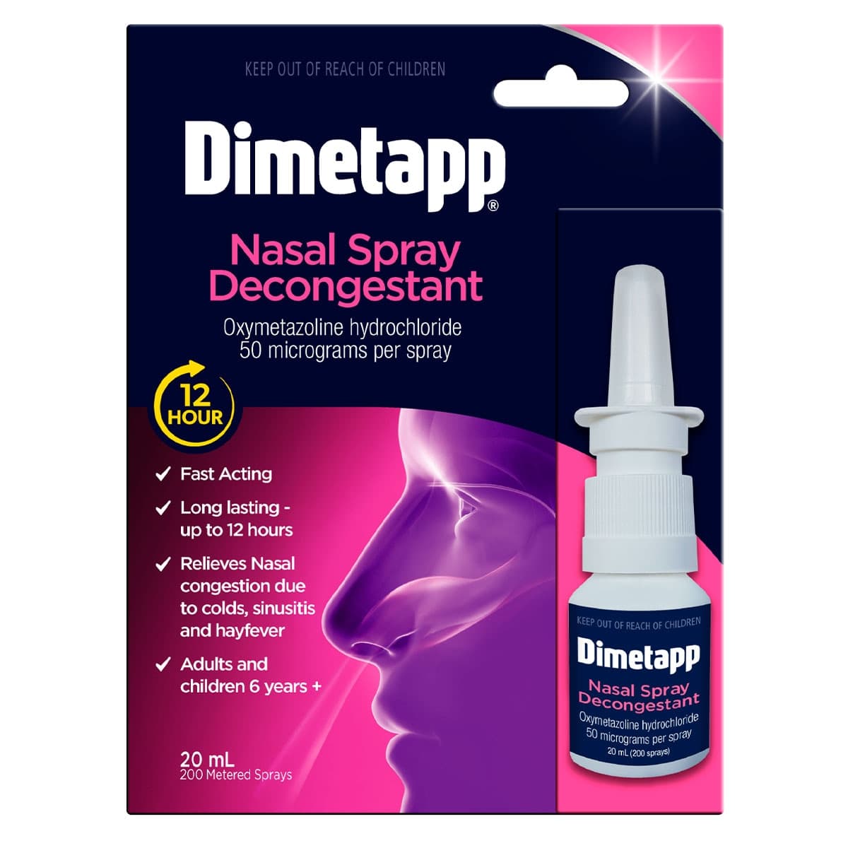 Dimetapp Adult 12 Hour Nasal Spray 20ml