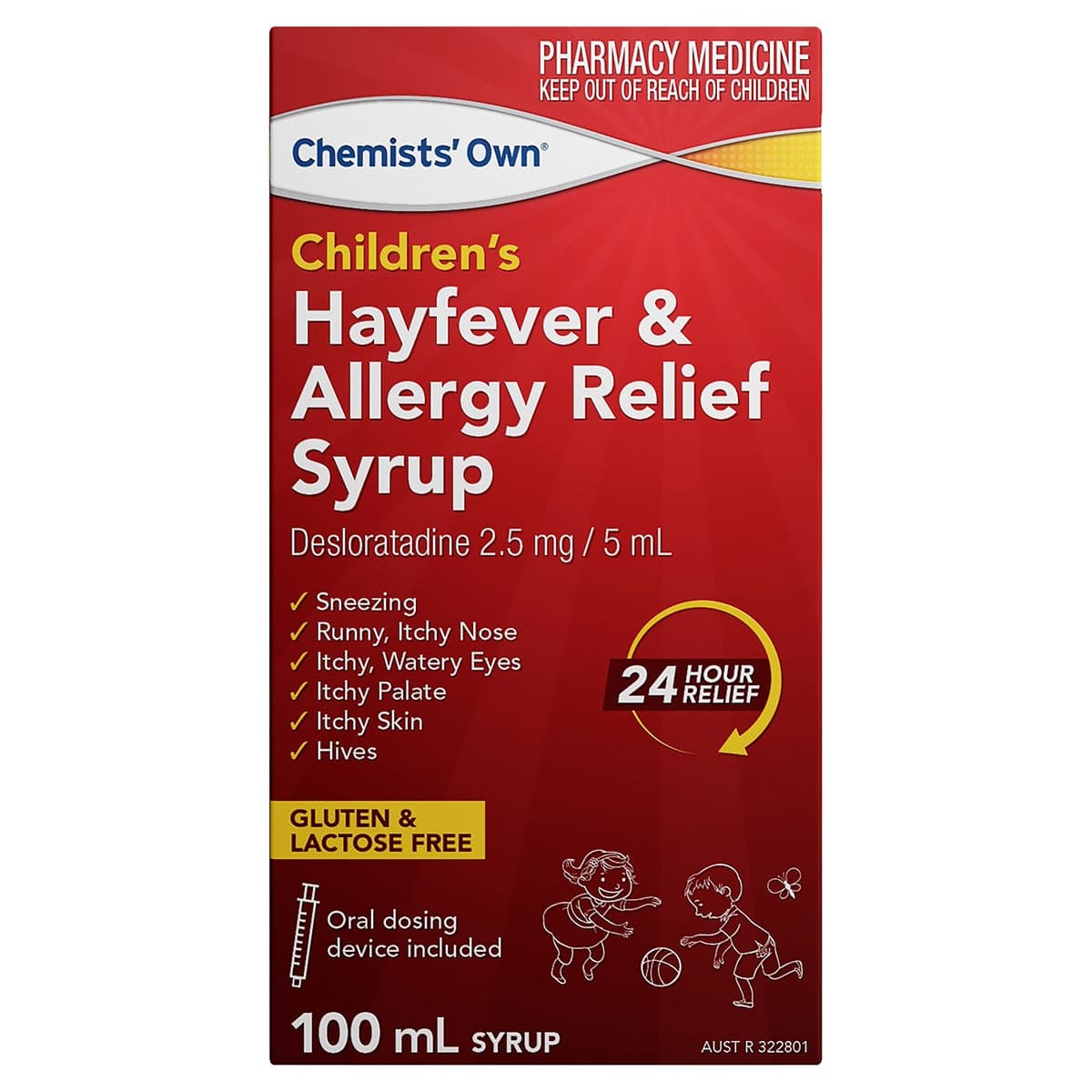 Chemists Own Children's Hayfever & Allergy Relief Syrup 100ml