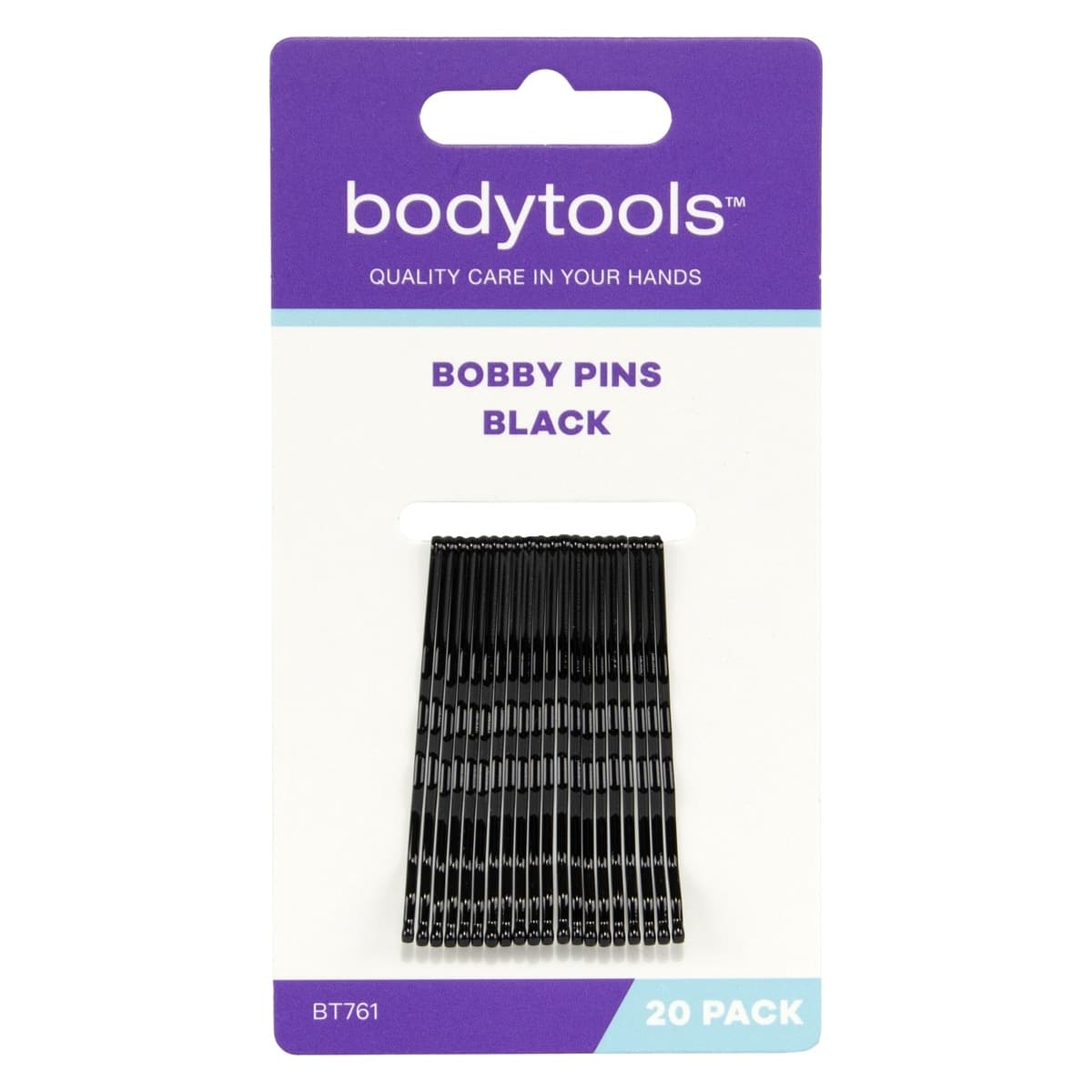 Bodytools Bobby Pins Black 5cm - 20 Pack