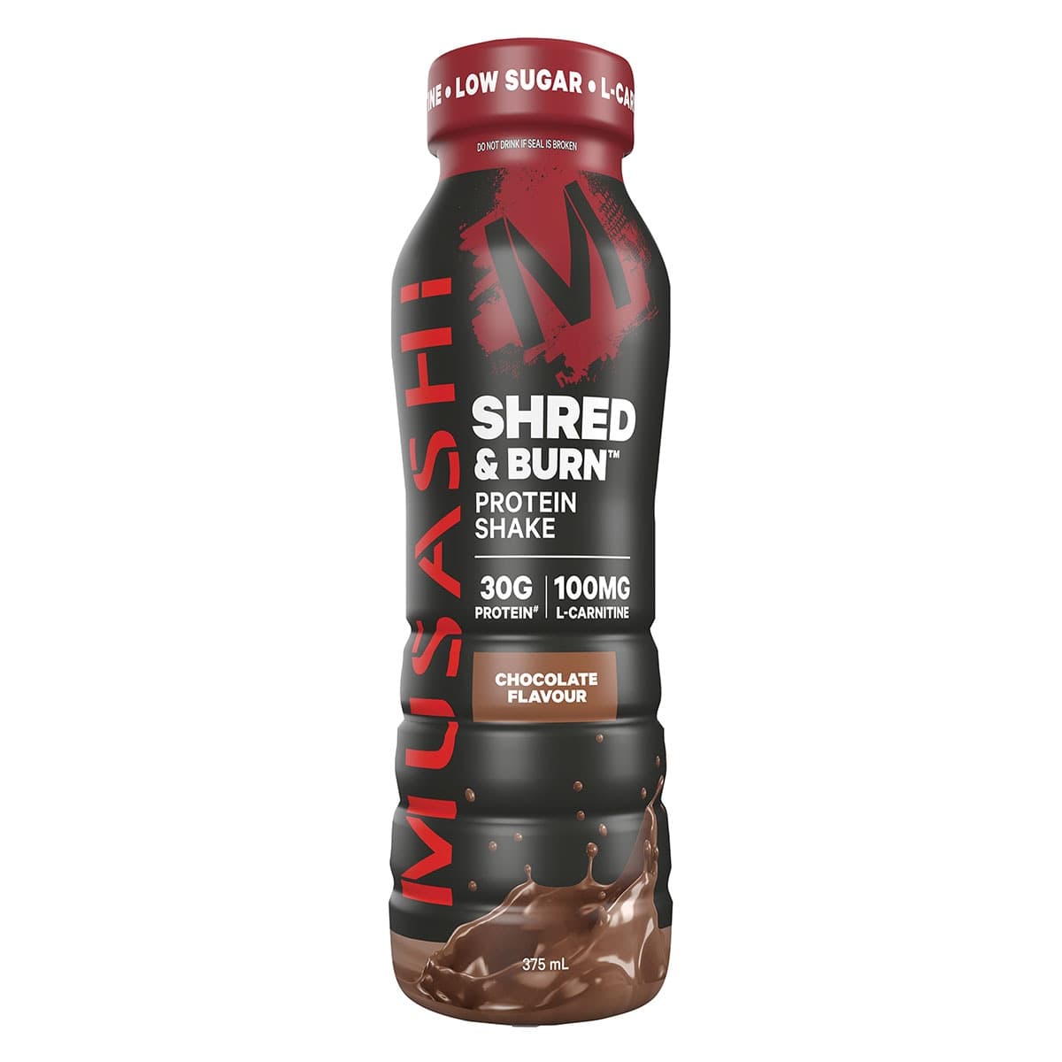 Musashi Shred And Burn Protein Shake Chocolate 375mL