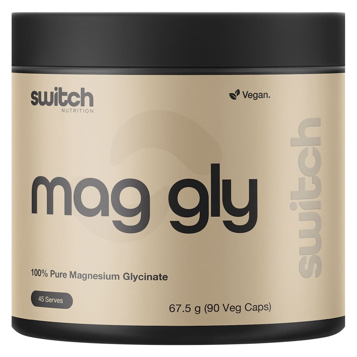 Switch Nutrition 100% Pure Magnesium Glycinate 90 Capsules