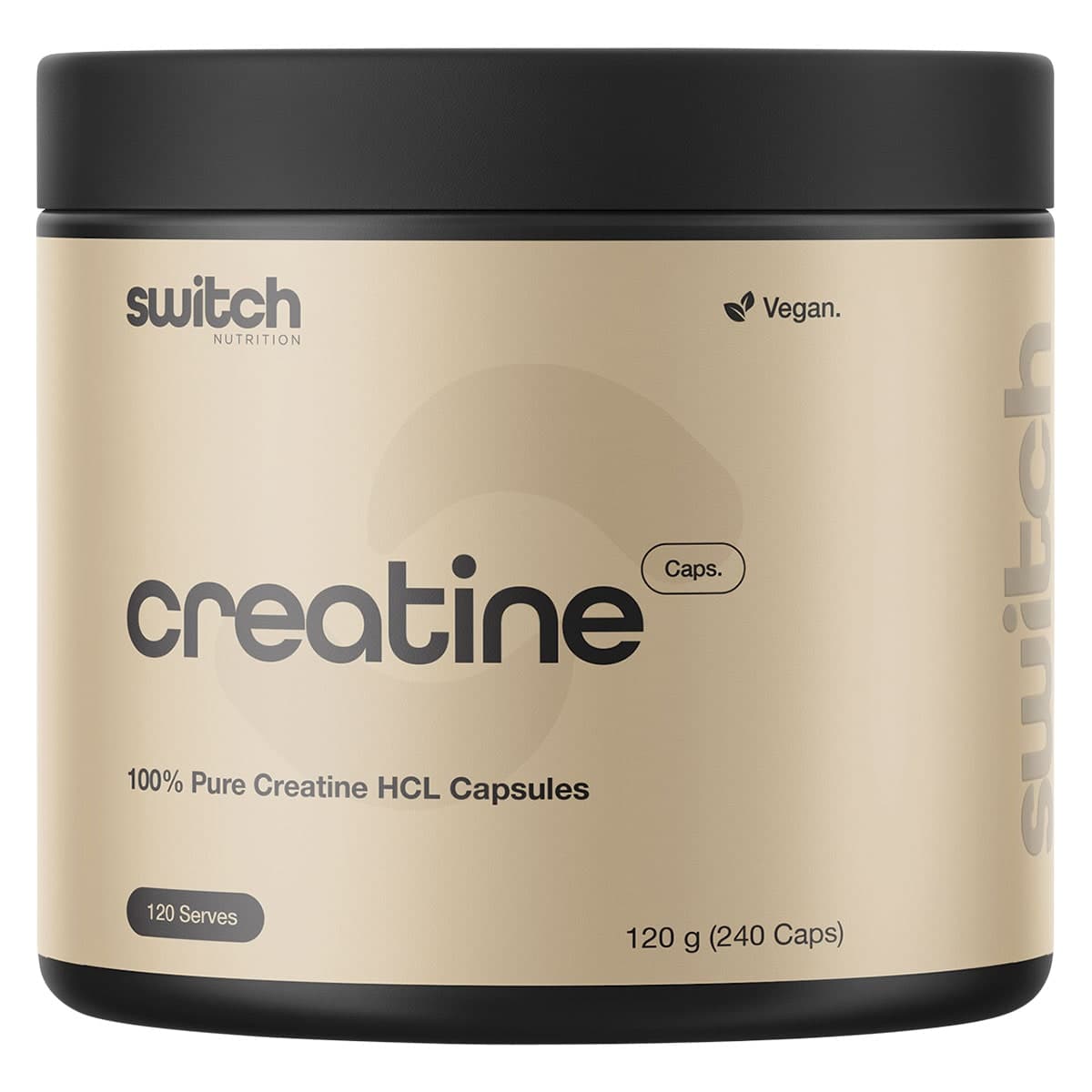 Switch Nutrition 100% Pure Creatine HCL 240 Capsules