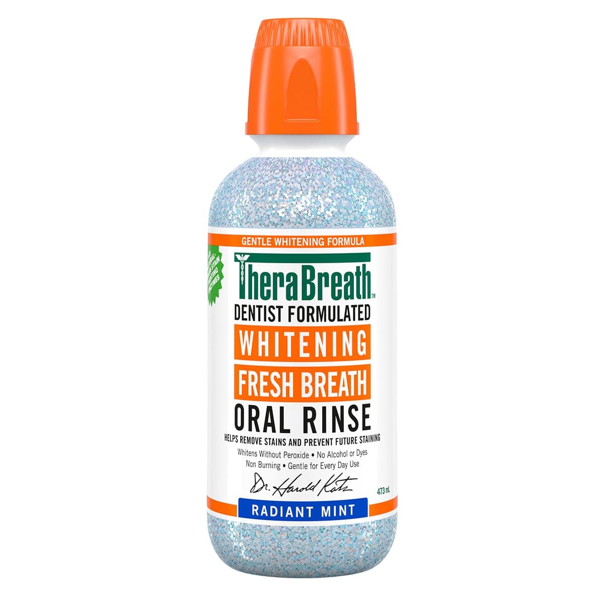 Therabreath Whitening Fresh Breath Oral Rinse 473mL