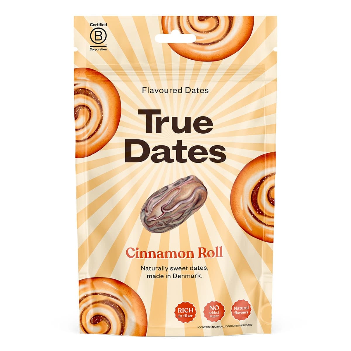 True Dates Flavoured Dates Cinnamon Roll 100g