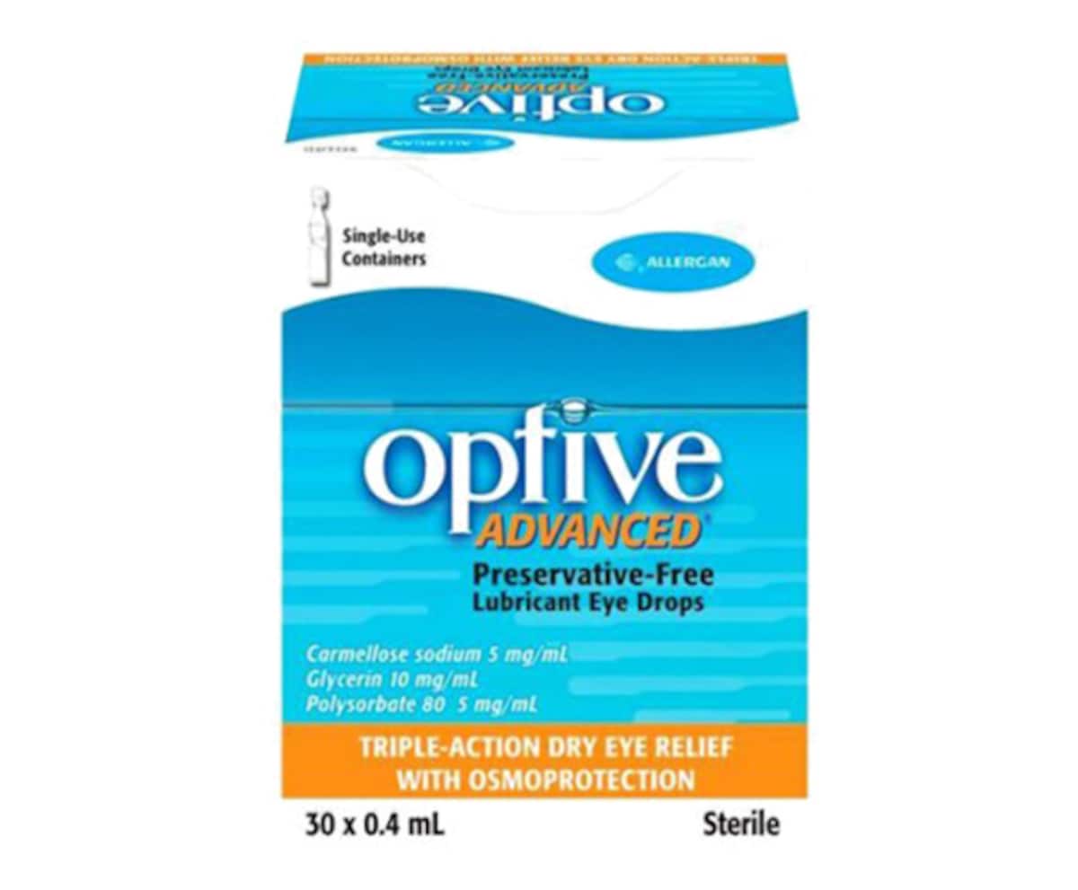 Optive Advanced Eye Drops 30 x 0.4ml Vials