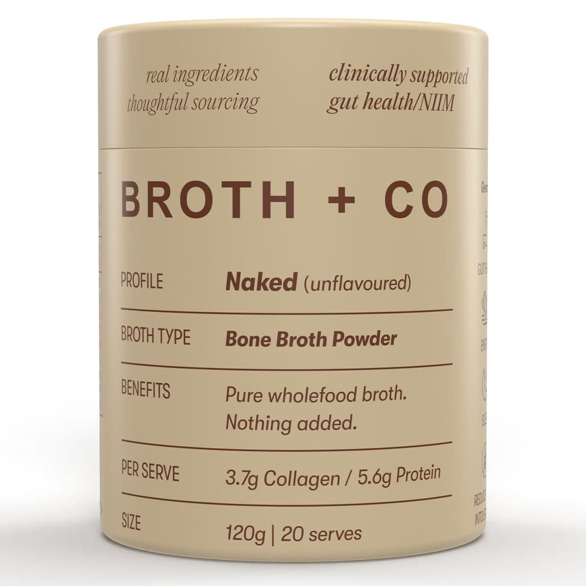 Broth & Co Bone Broth Powder Naked 120g