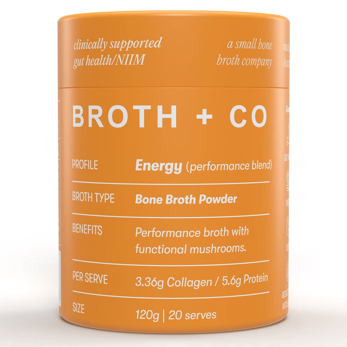 Broth & Co Bone Bone Broth Powder Energy 120g