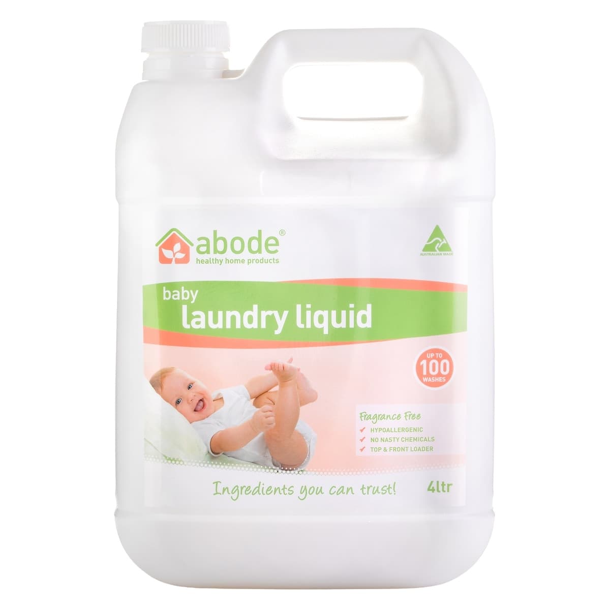 Abode Laundry Liquid Baby 4L
