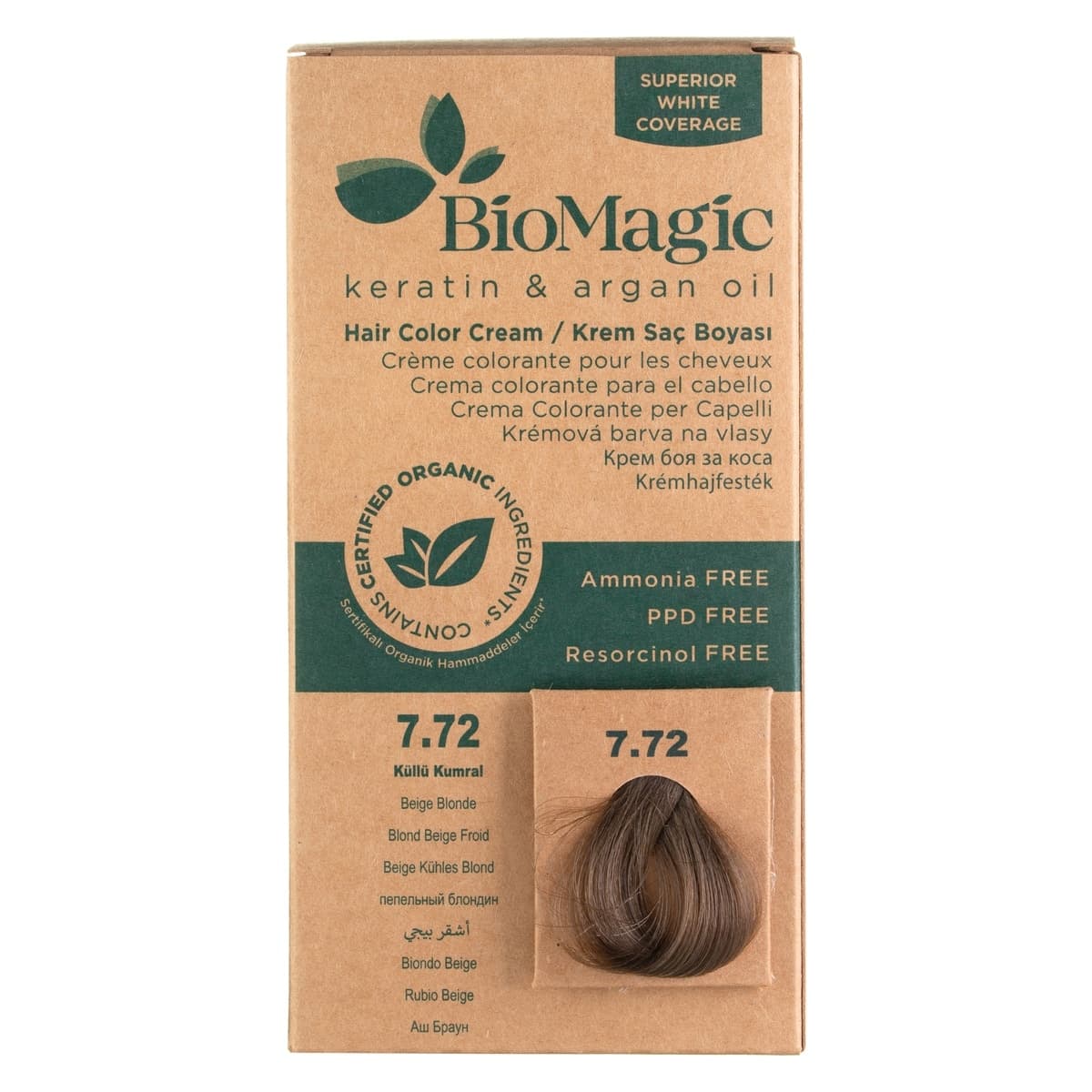Bio Magic Hair Colour Cream Beige Blonde 7.72