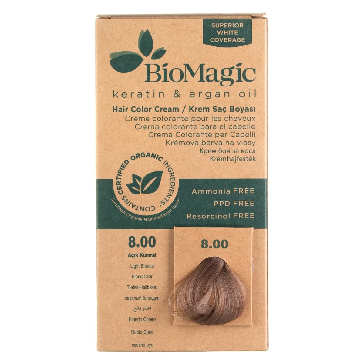 Bio Magic Hair Colour Cream Light Blonde 8.00