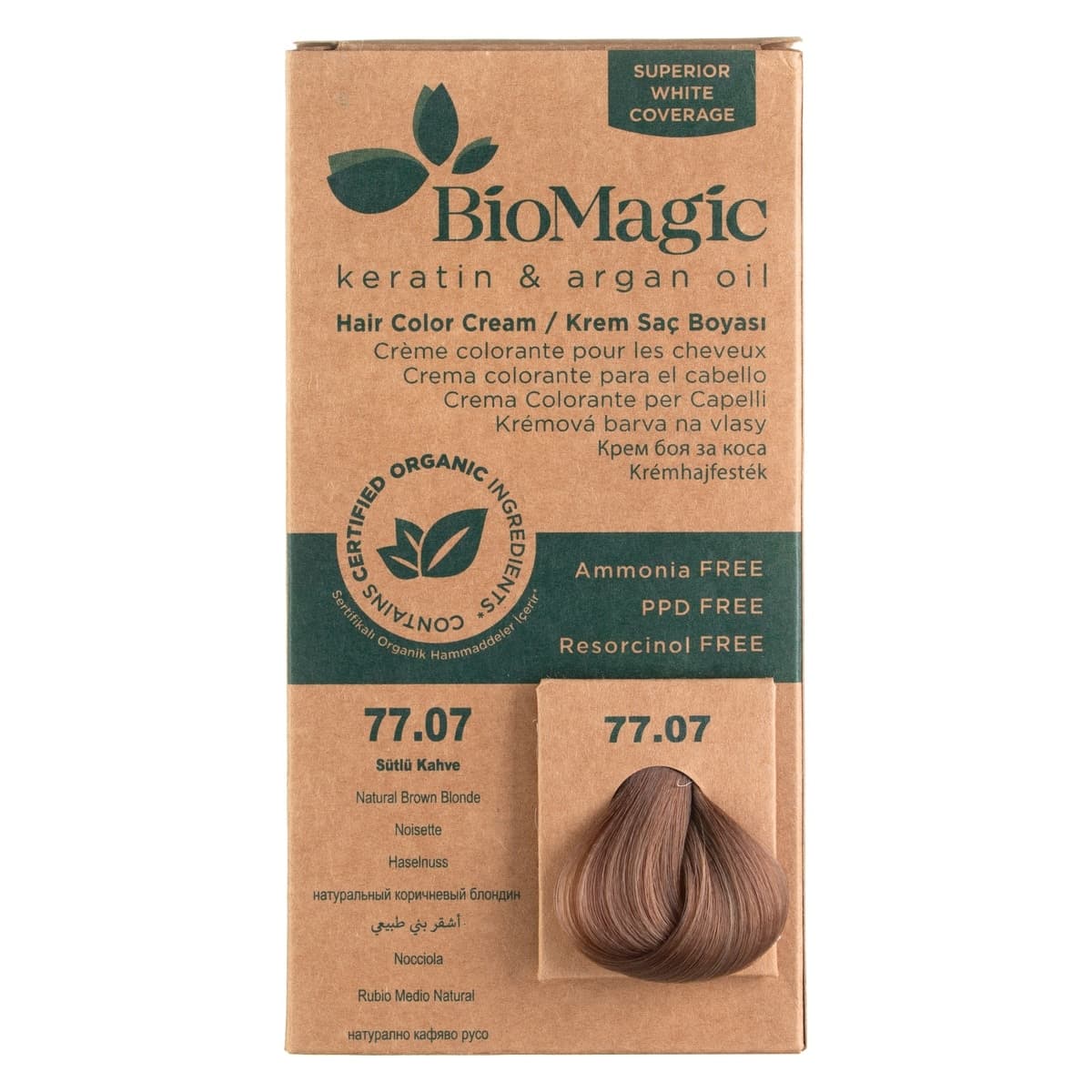 Bio Magic Hair Colour Cream Natural Brown Blonde 77.07