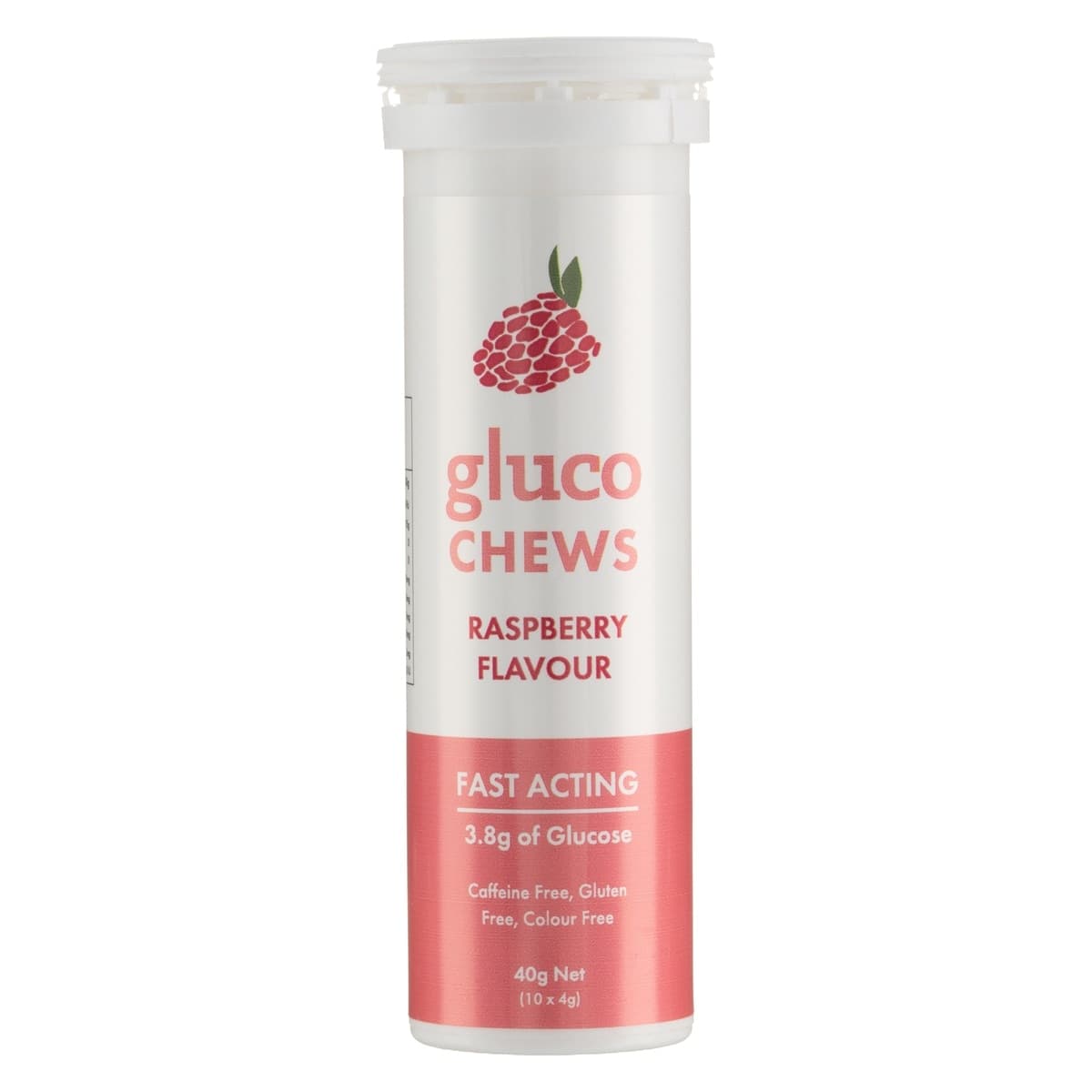 GlucoChew Hypo Tablets Raspberry 10 Pack