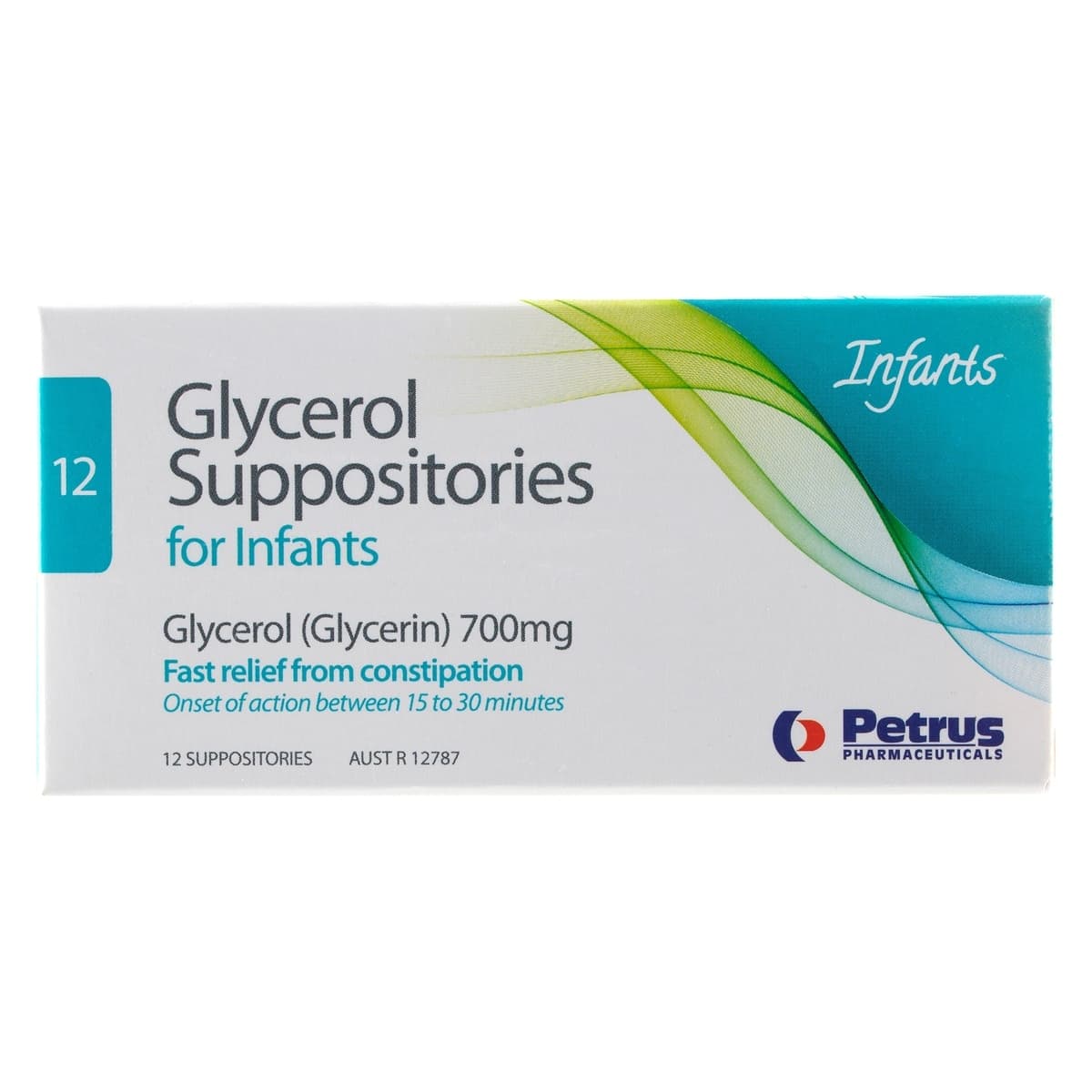 Glycerol Suppositories B.P. for Infants 12 Pack