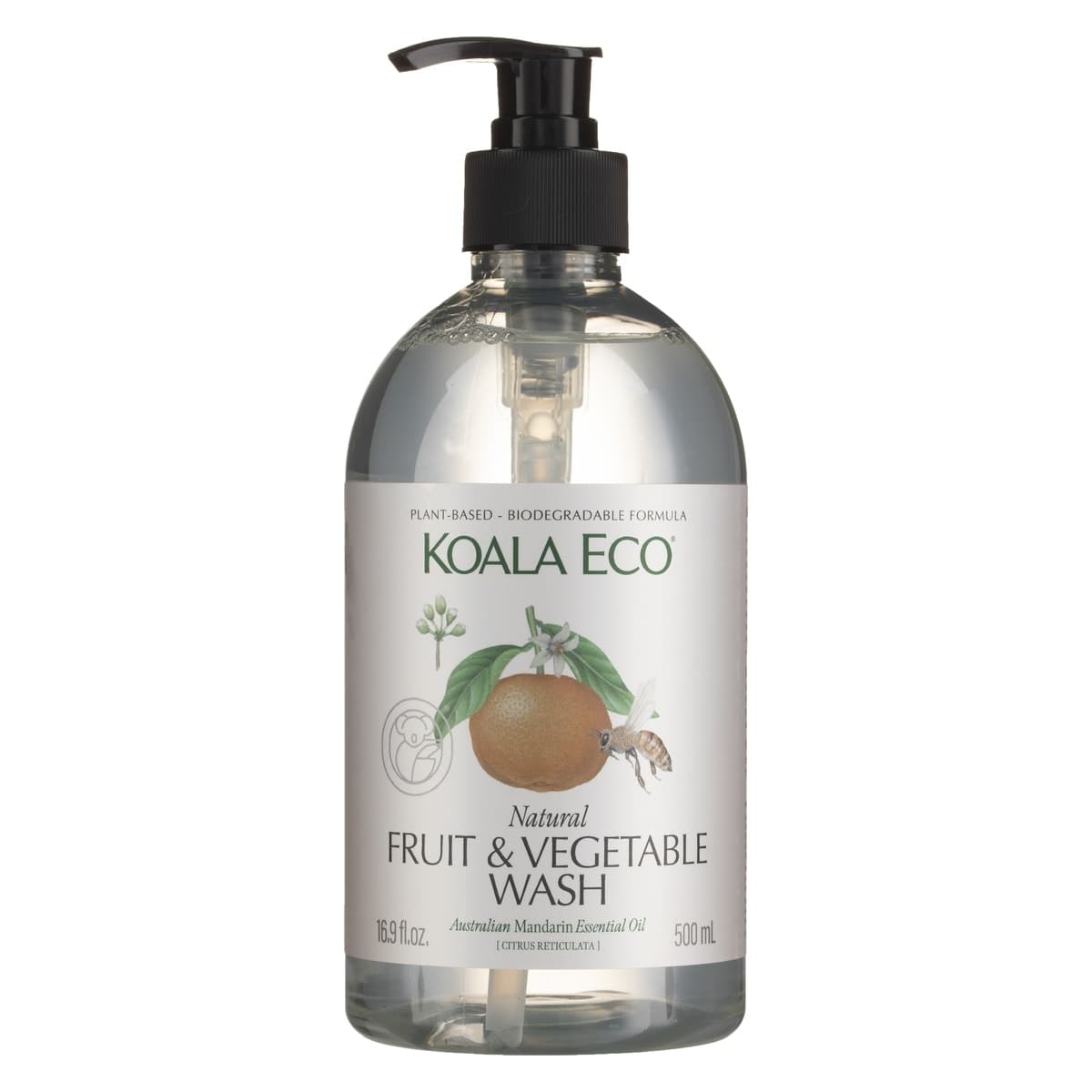 Koala Eco Fruit & Vege Wash Mandarin 500ml