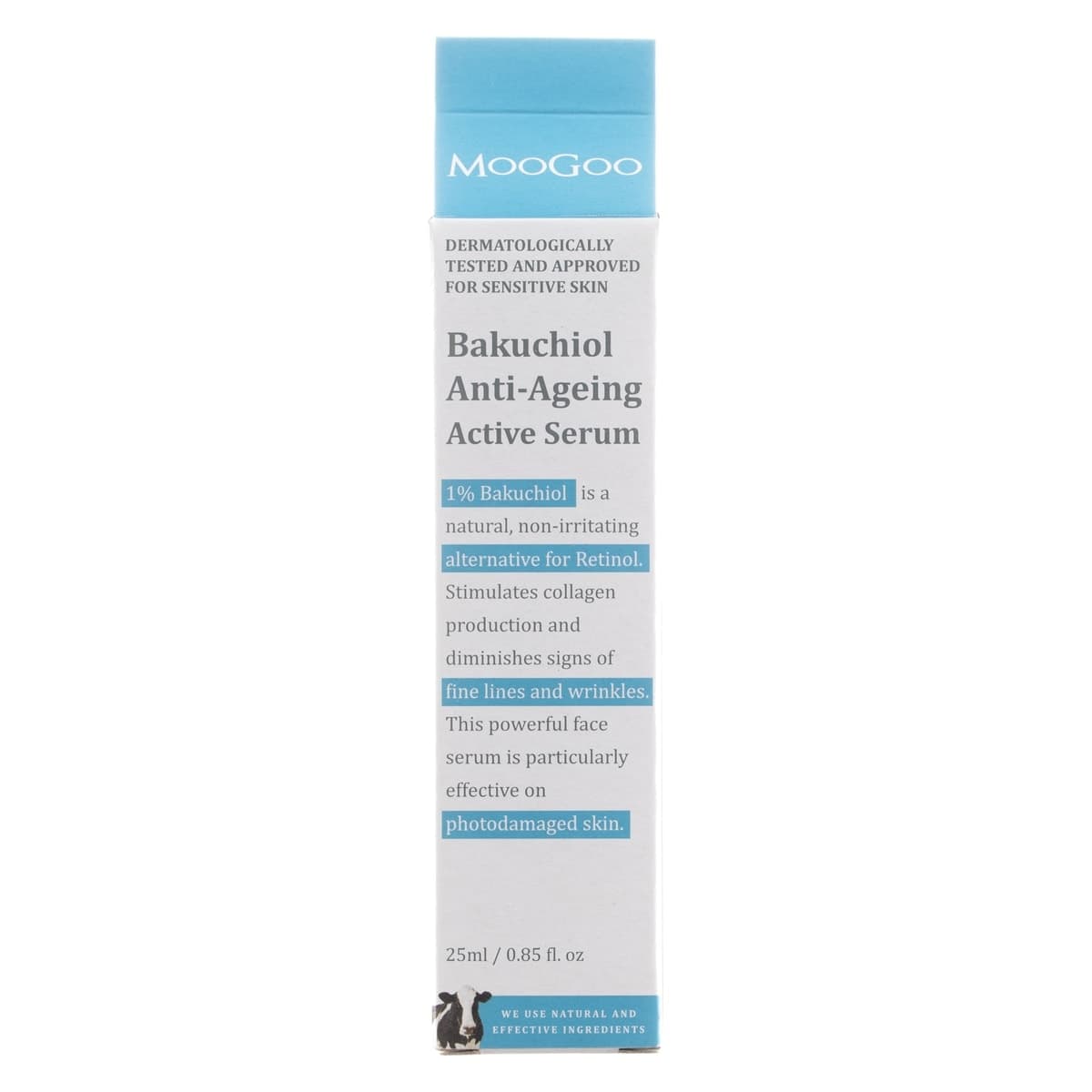 MooGoo Bakuchiol (1% w/v) Natural Retinol Substitute Serum 25ml