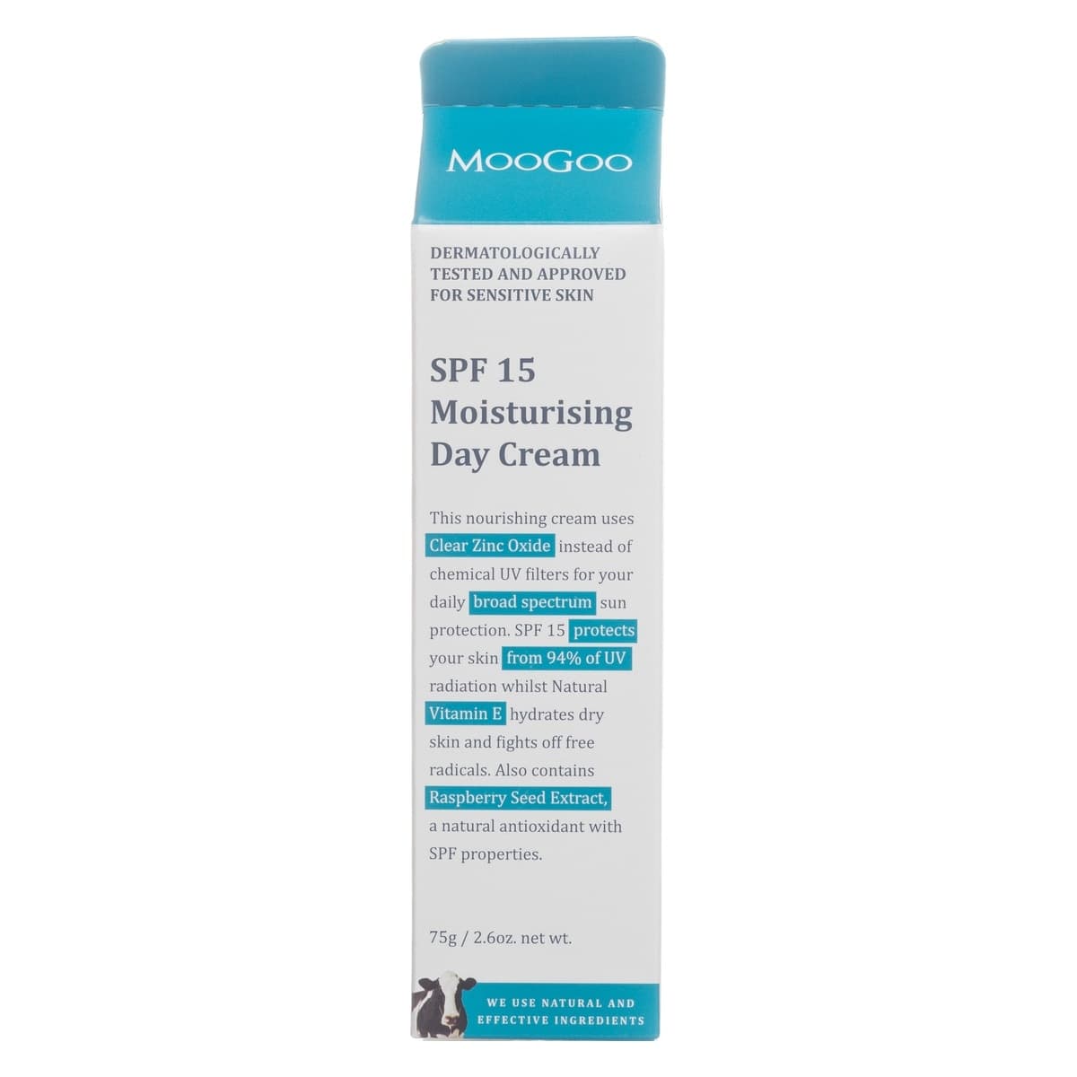 MooGoo Moisturising Day Cream SPF15 75g