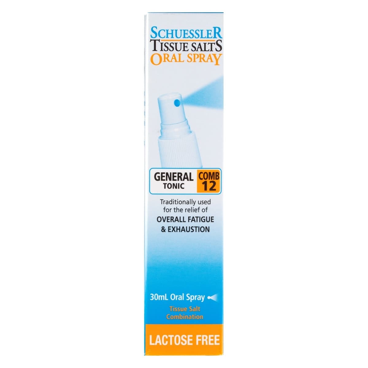 Schuessler Tissue Salts Comb 12 General Tonic Spray 30ml