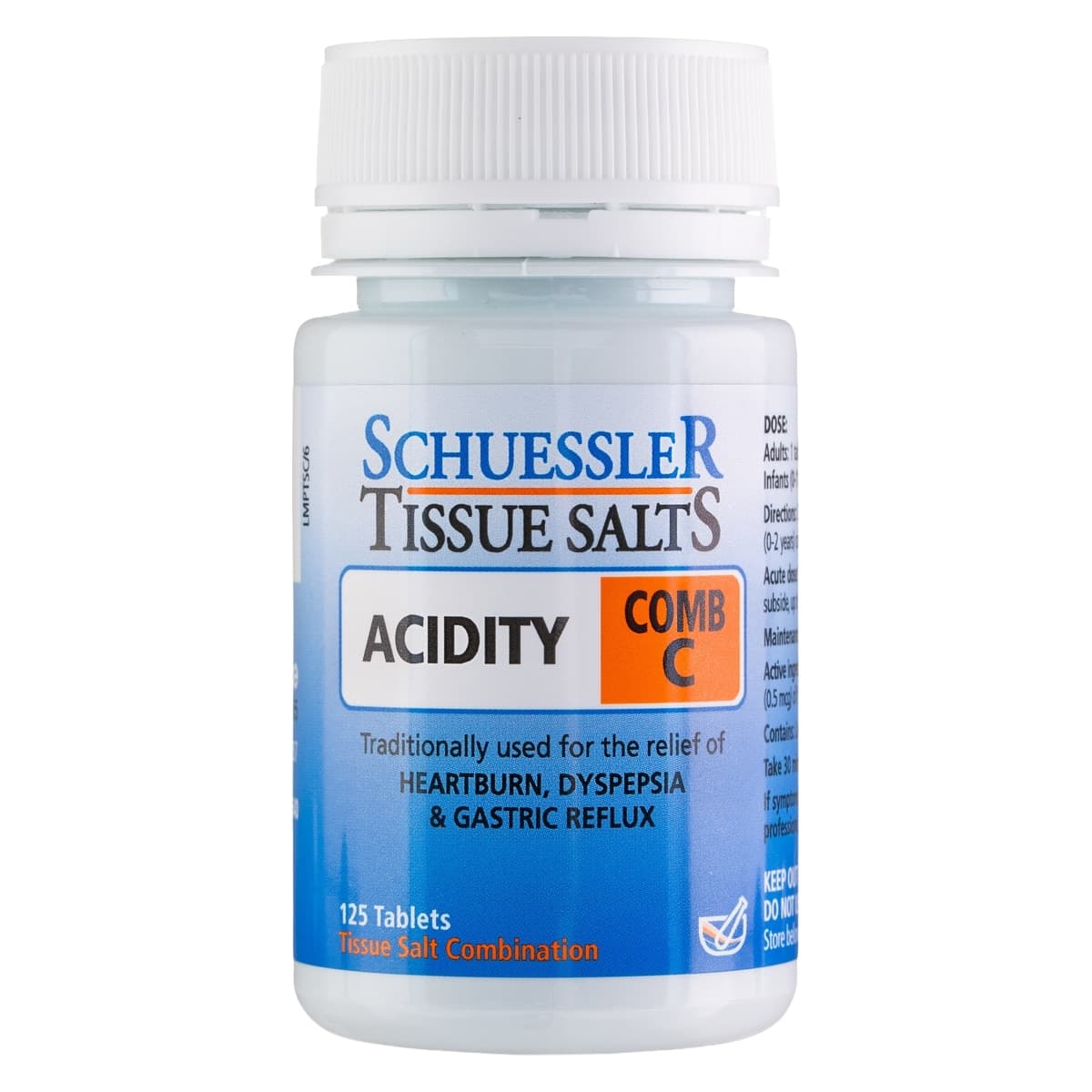 Schuessler Tissue Salts Comb C Acidity 125 Tablets
