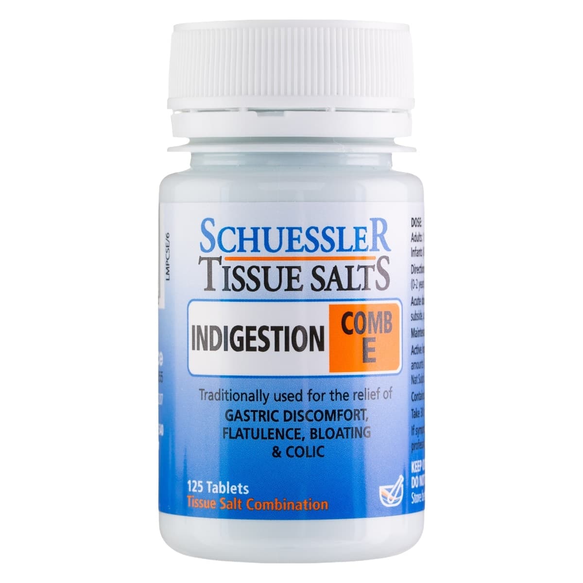 Schuessler Tissue Salts Comb E Indigestion 125 Tablets
