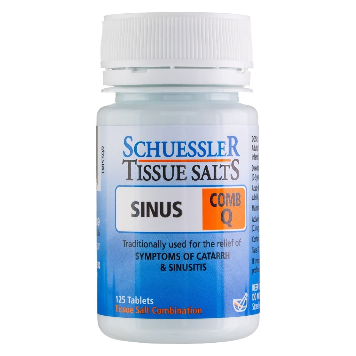 Schuessler Tissue Salts Comb Q Sinus 125 Tablets