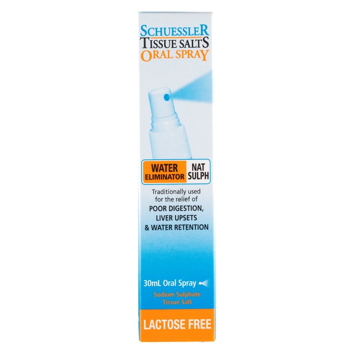Schuessler Tissue Salts Nat Sulph Water Eliminator Spray 30ml