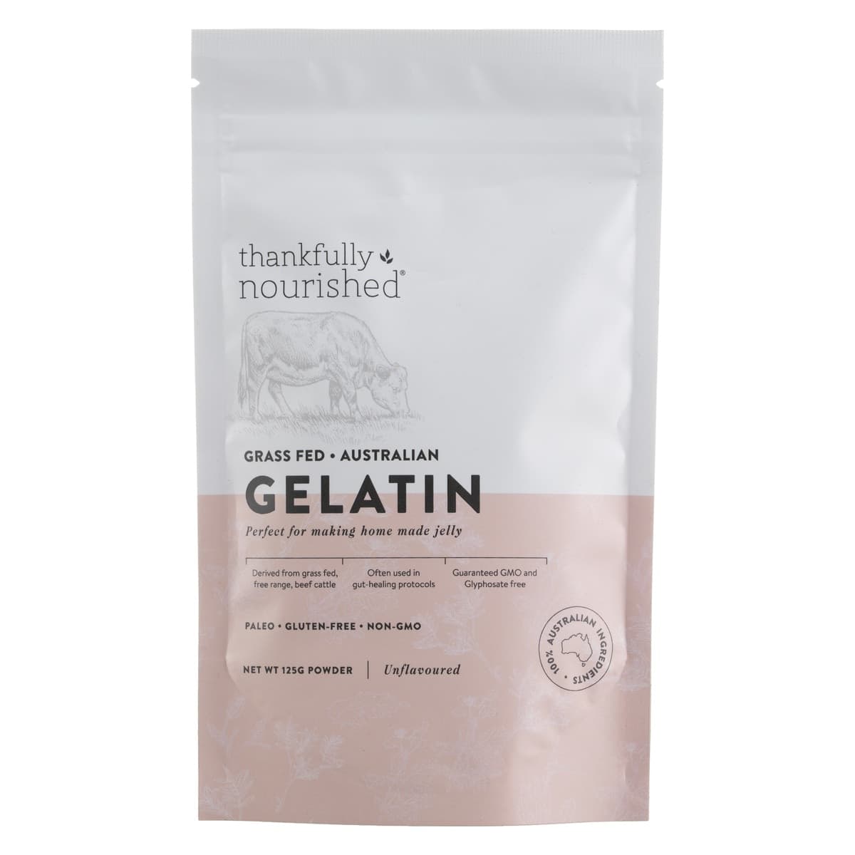 Thankfully Nourished Australian Gelatin 125g
