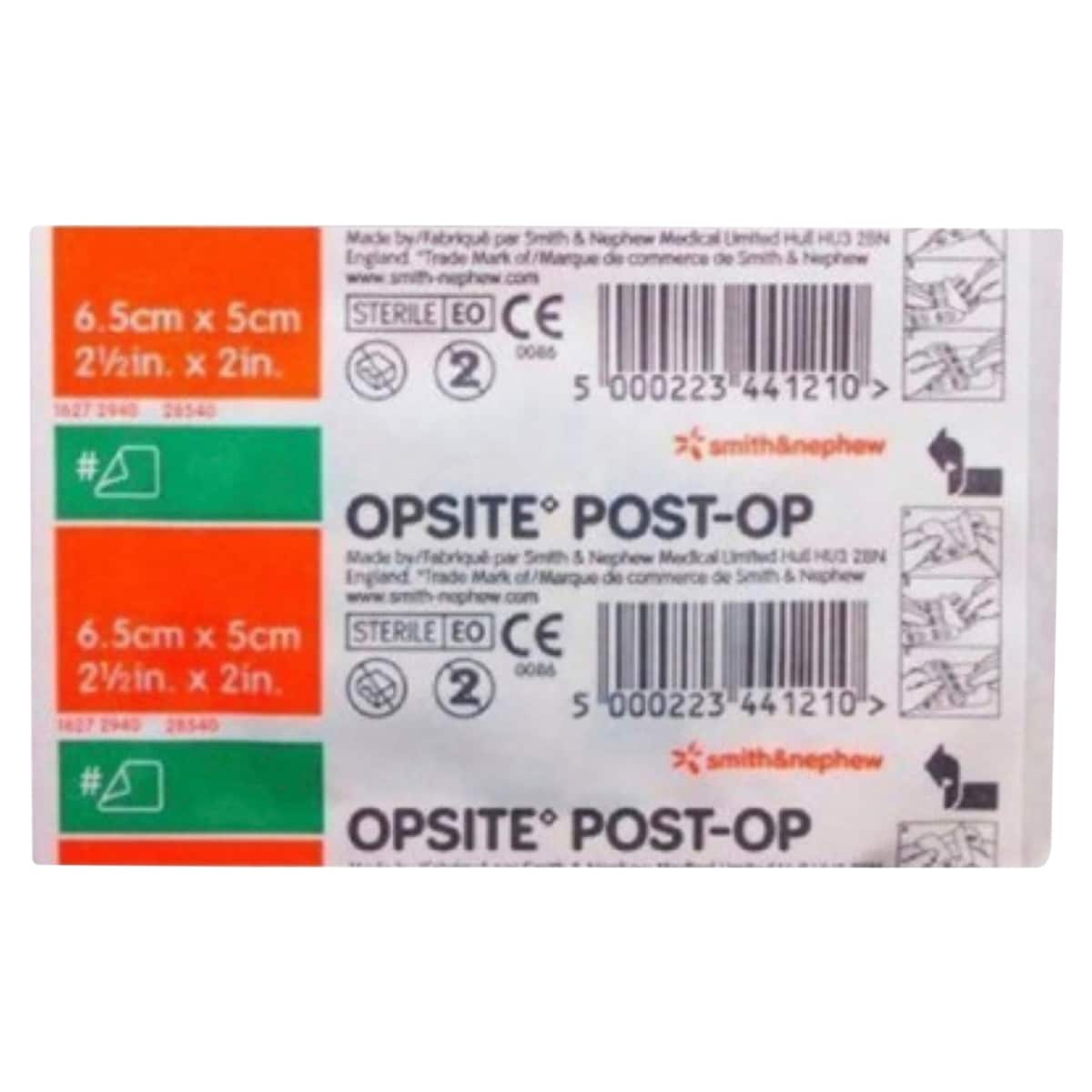 Opsite Post-Op Waterproof Dressing 6.5cm x 5cm Single