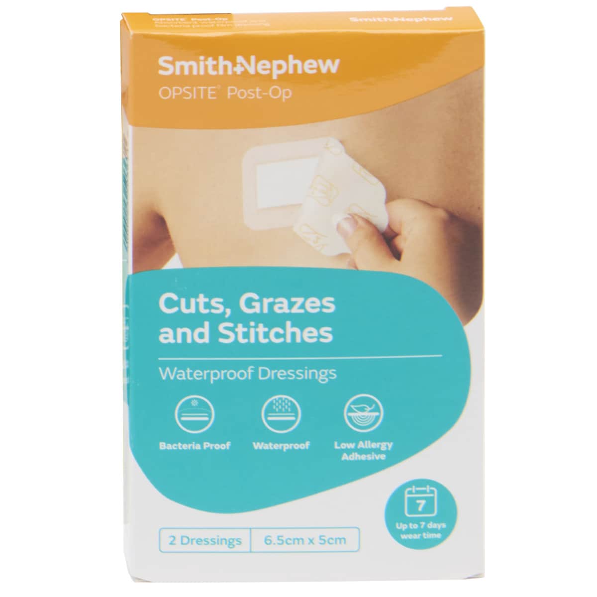 Opsite Post-Op Waterproof Dressing 6.5cm x 5cm 2 Pack