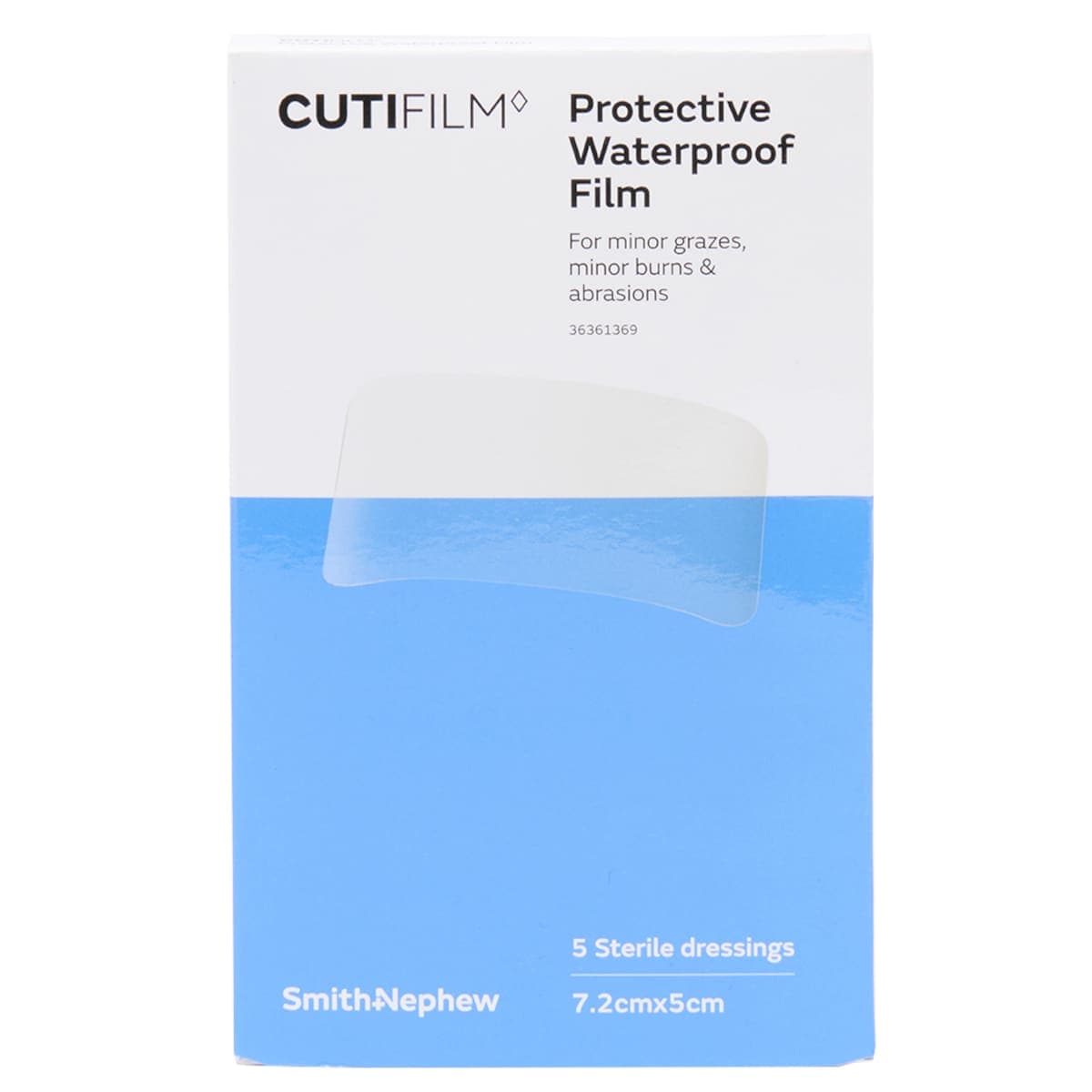 Cutifilm Protective Waterproof Film 7.2cm x 5cm 5 Pack