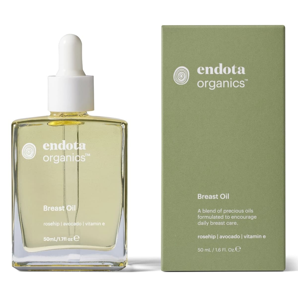 Endota Organics Breast Oil 50ml