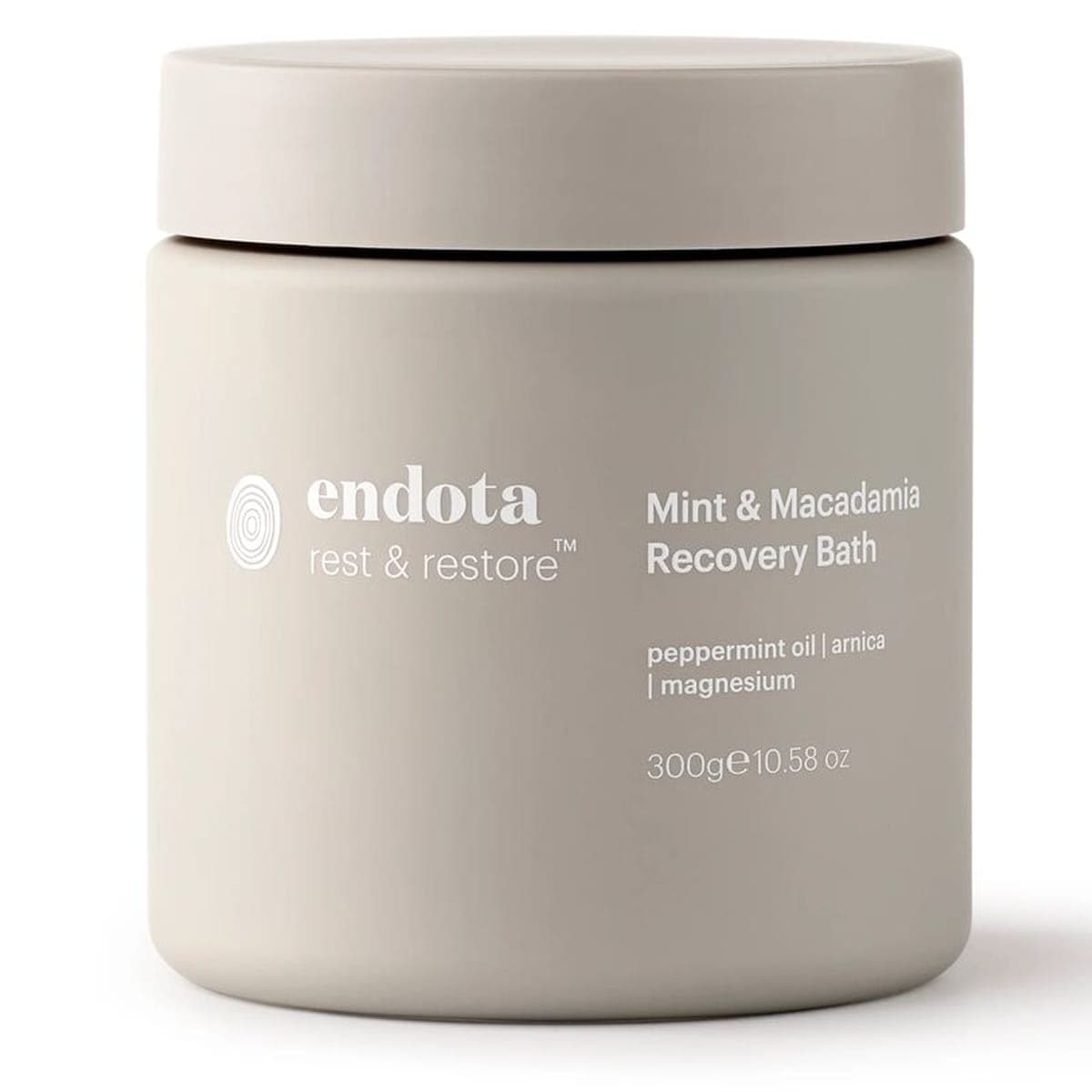 Endota Rest & Restore Mint & Macadamia Recovery Bath 300g